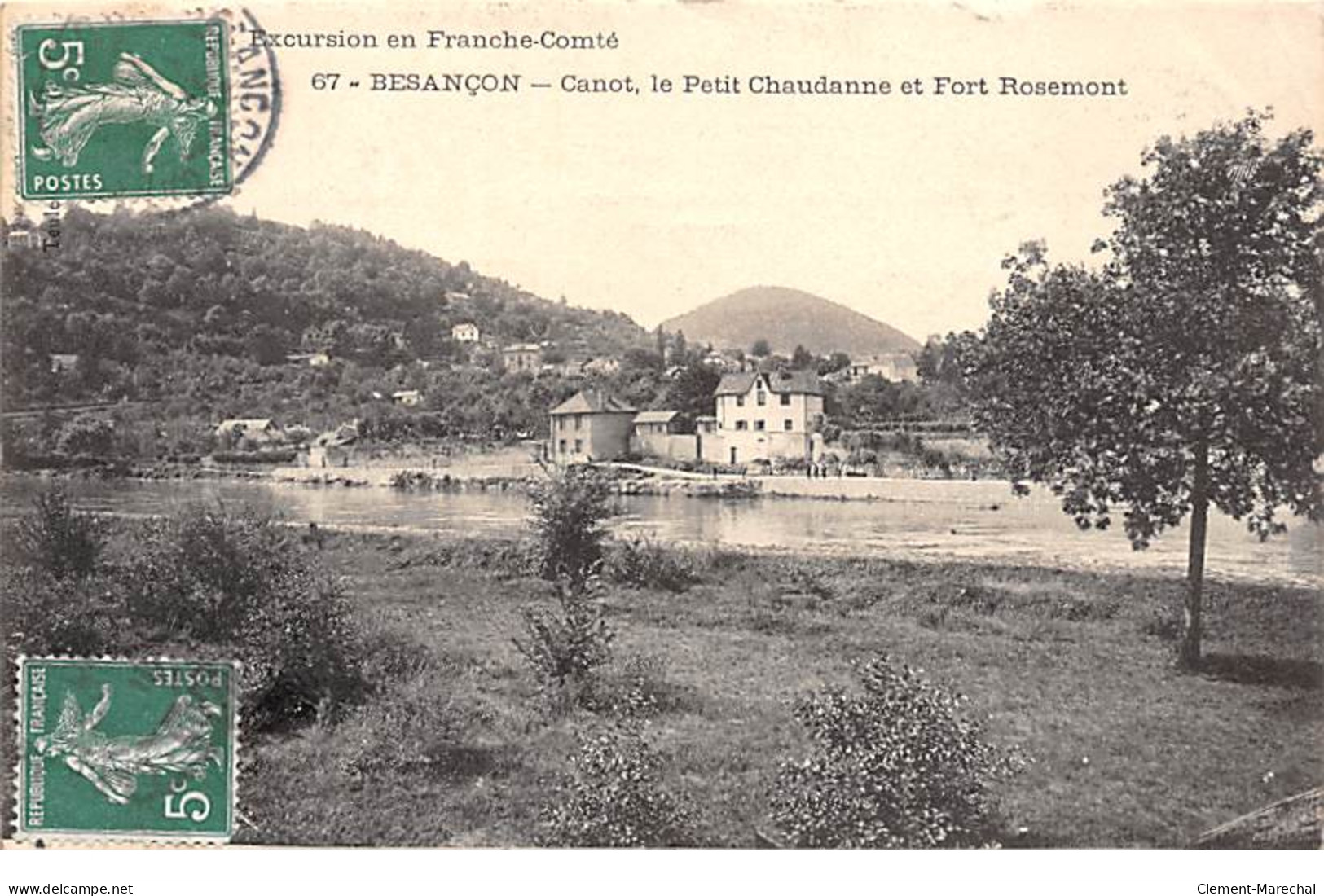 BESANCON - Canot, Le Petit Chaudanne Et Fort Rosemont - Très Bon état - Besancon