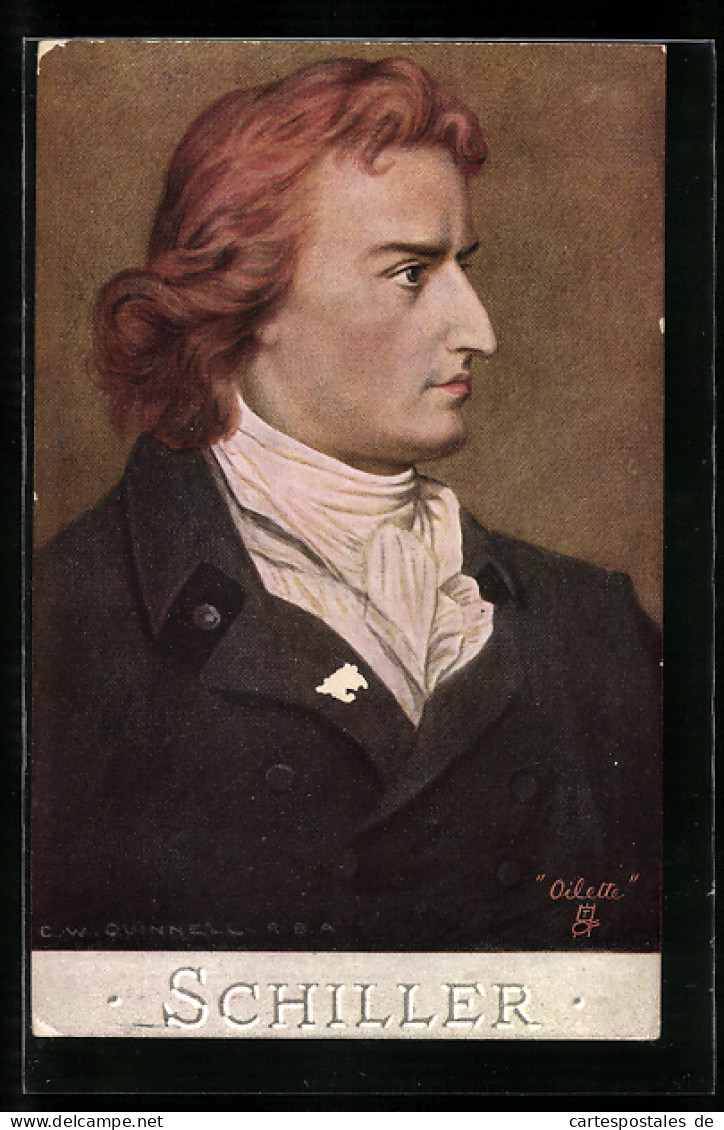 AK Portrait Johann Christoph Friedrich von Schiller 