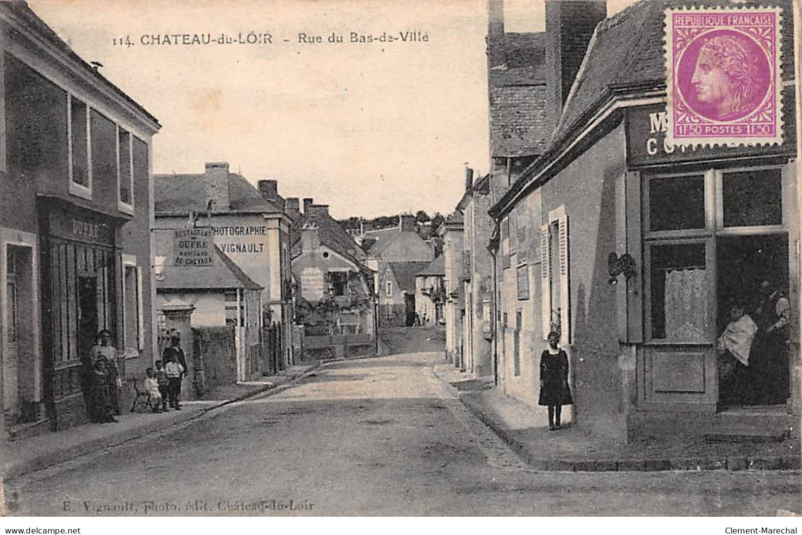 CHATEAU DU LOIR - Rue Du Bas De Ville - Très Bon état - Chateau Du Loir