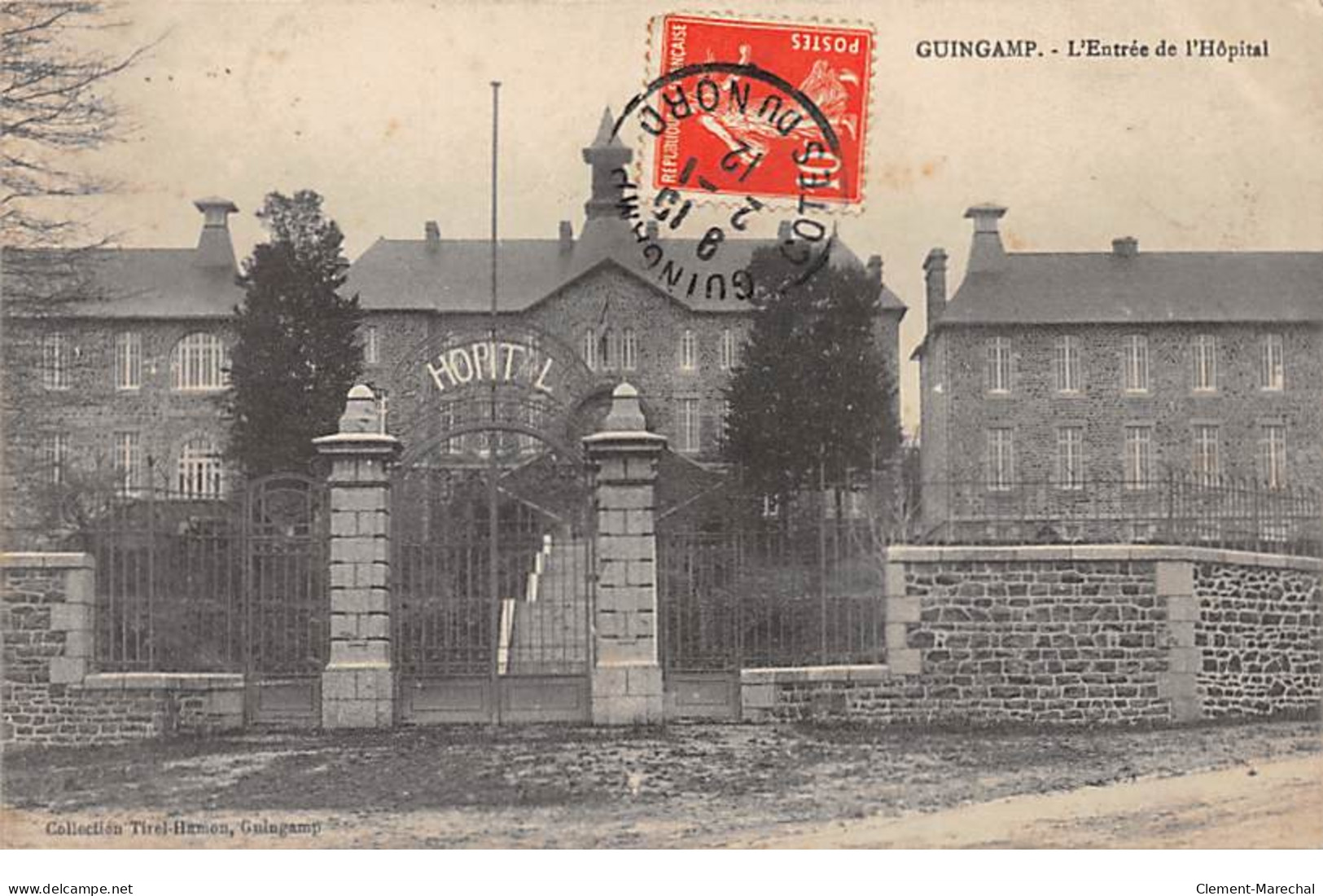 GUINGAMP - L'Entrée De L'Hôpital - Très Bon état - Guingamp