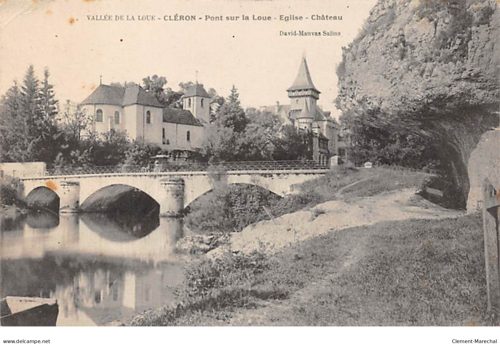 CLERON - Pont Sur La Loue - Eglise - Château - Très Bon état - Sonstige & Ohne Zuordnung