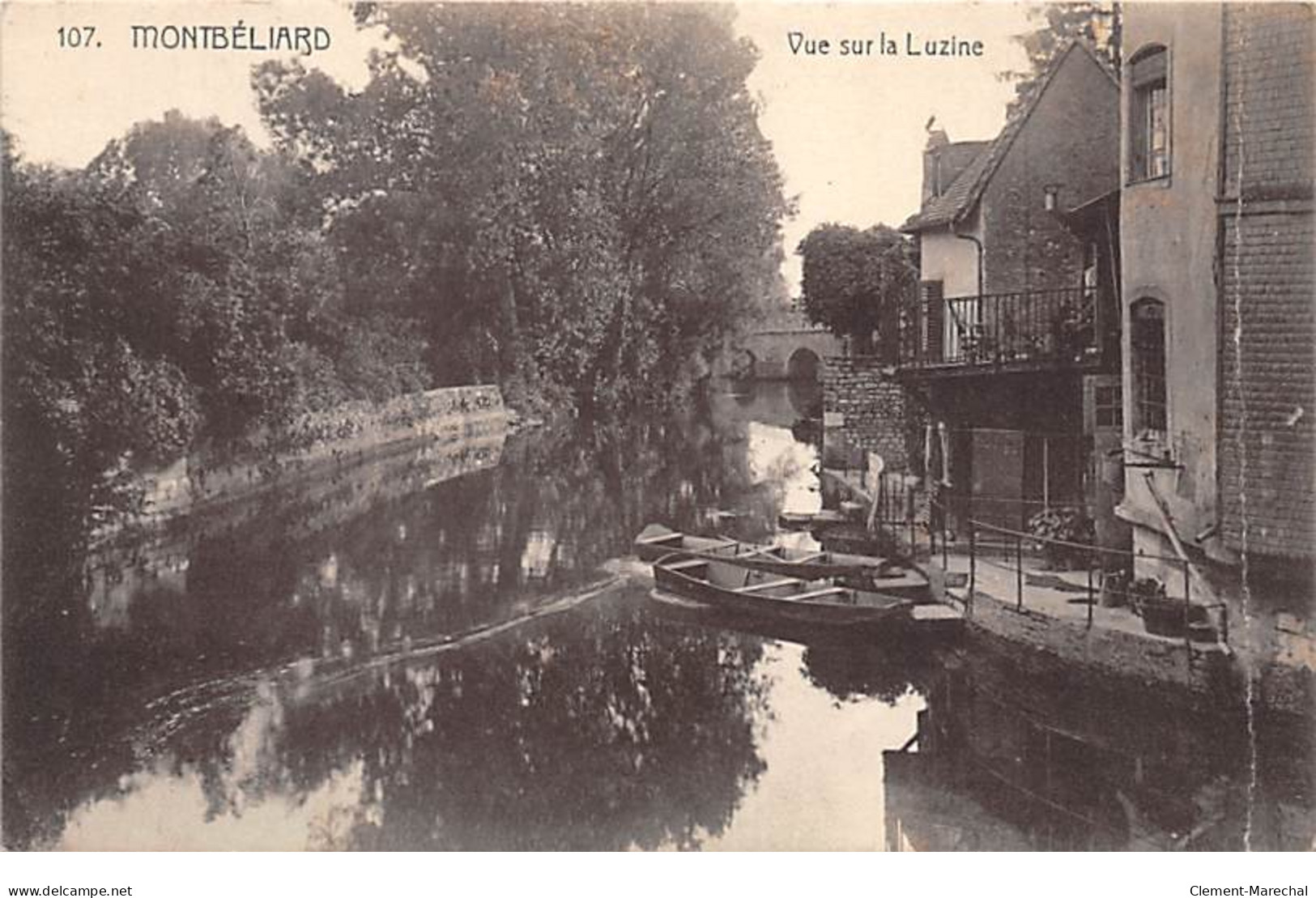 MONTBELIARD - Vue Sur La Luzine - Très Bon état - Montbéliard