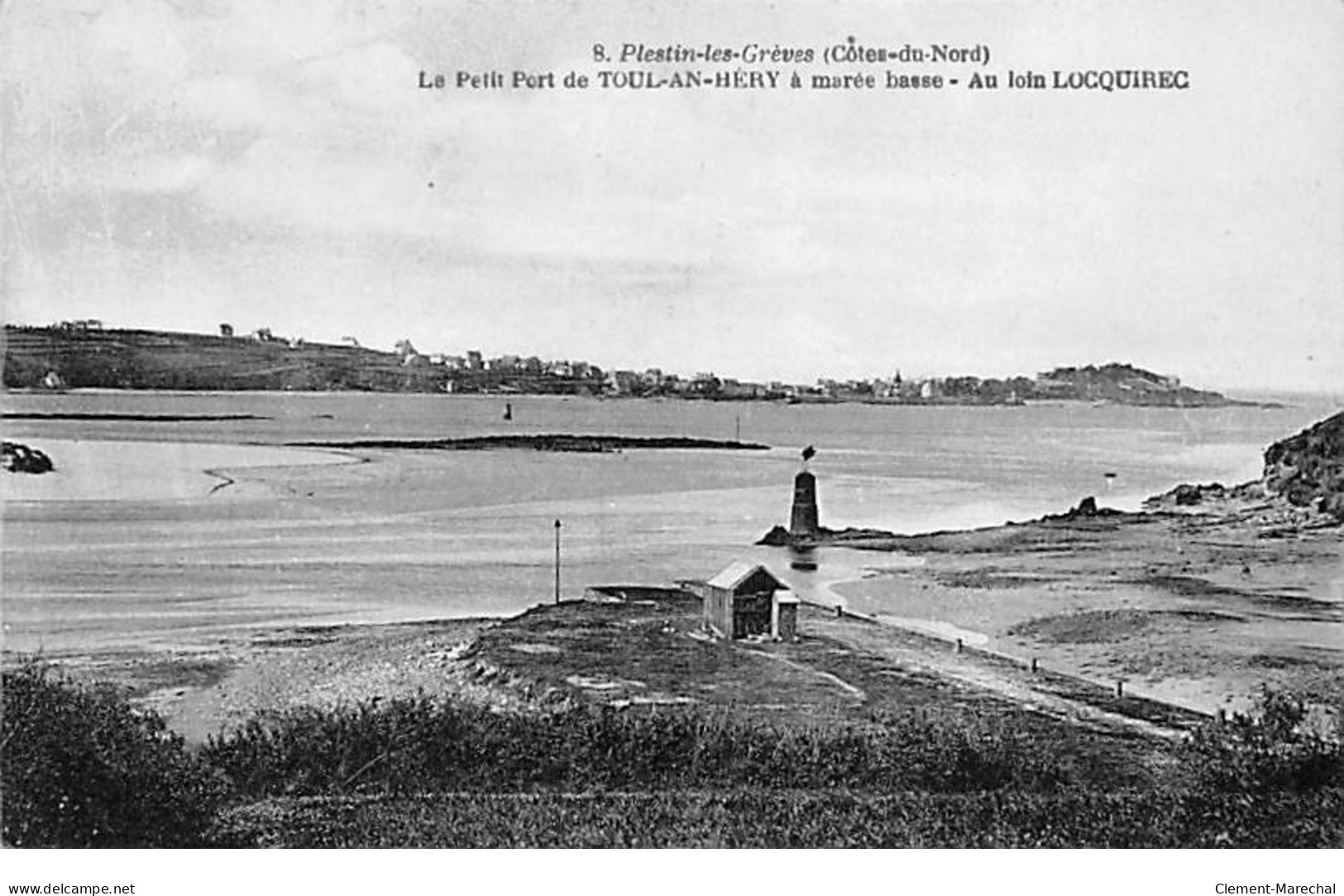 PLESTIN LES GREVES - Le Petit Port De TOUL AN HERY à Marée Basse - Très Bon état - Plestin-les-Greves