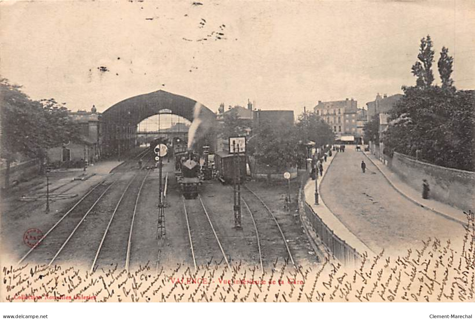 VALENCE - Vue Intérieure De La Gare - Très Bon état - Valence