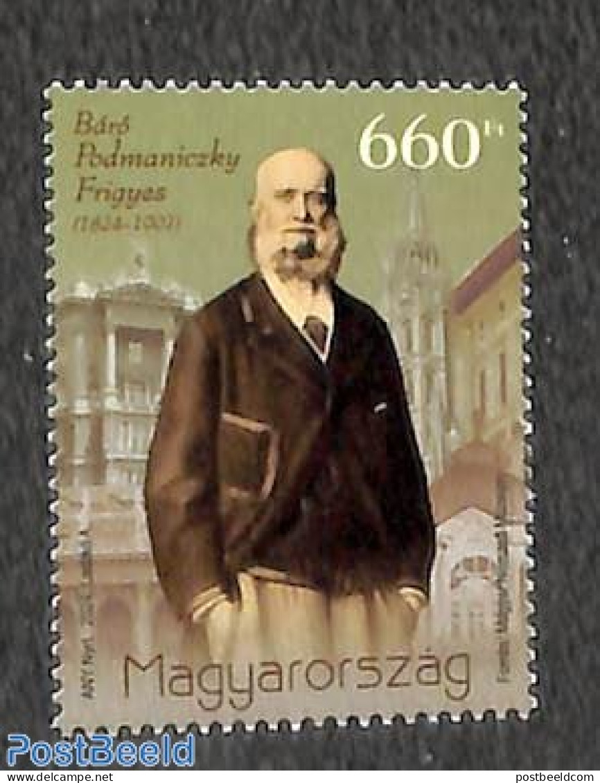 Hungary 2024 Podmaniczky Frigyes 1v, Mint NH - Unused Stamps