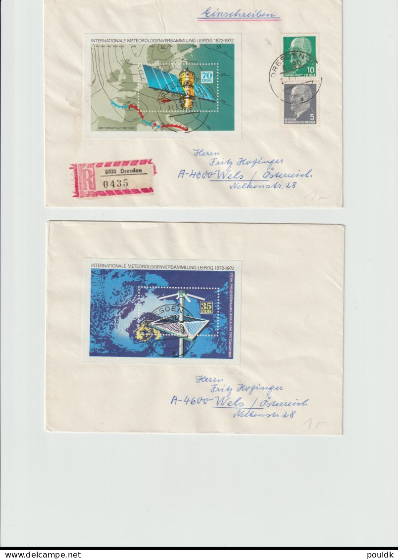 Ten Covers Franked With Souvenir Sheets. Postal Weight 0,099 Kg. Please Read Sales Conditions Under Image Of Lot (009-11 - Sammlungen (ohne Album)