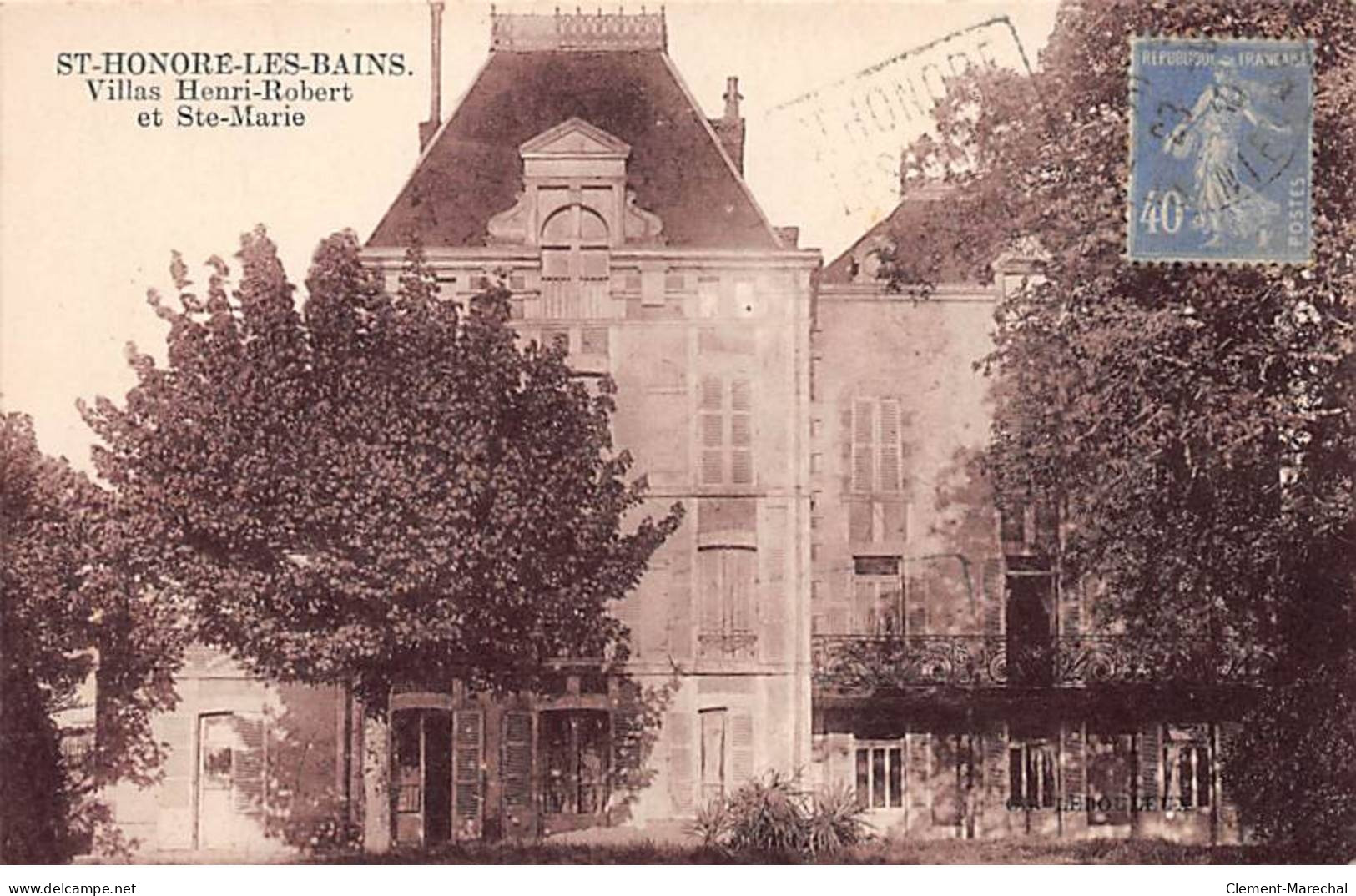 SAINT HONORE LES BAINS - Villas Henri Robert Et Sainte Marie - Très Bon état - Saint-Honoré-les-Bains