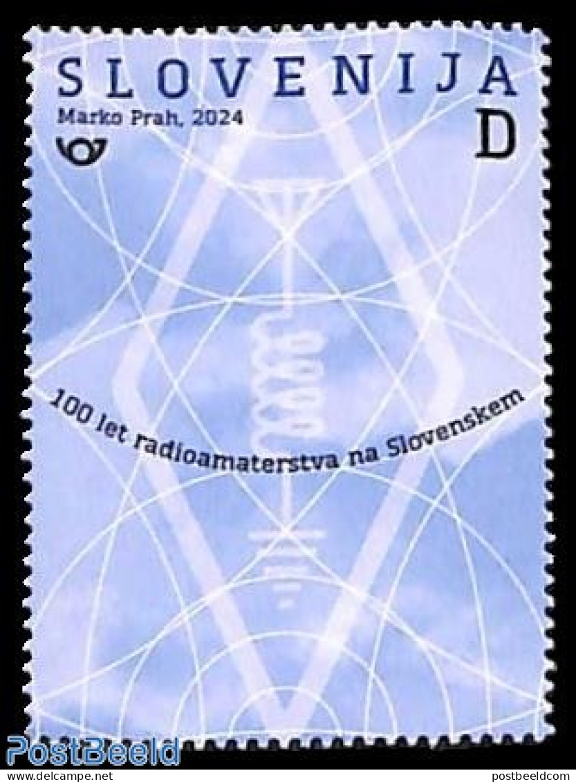 Slovenia 2024 Amateur Radio 1v, Mint NH, Performance Art - Radio And Television - Télécom