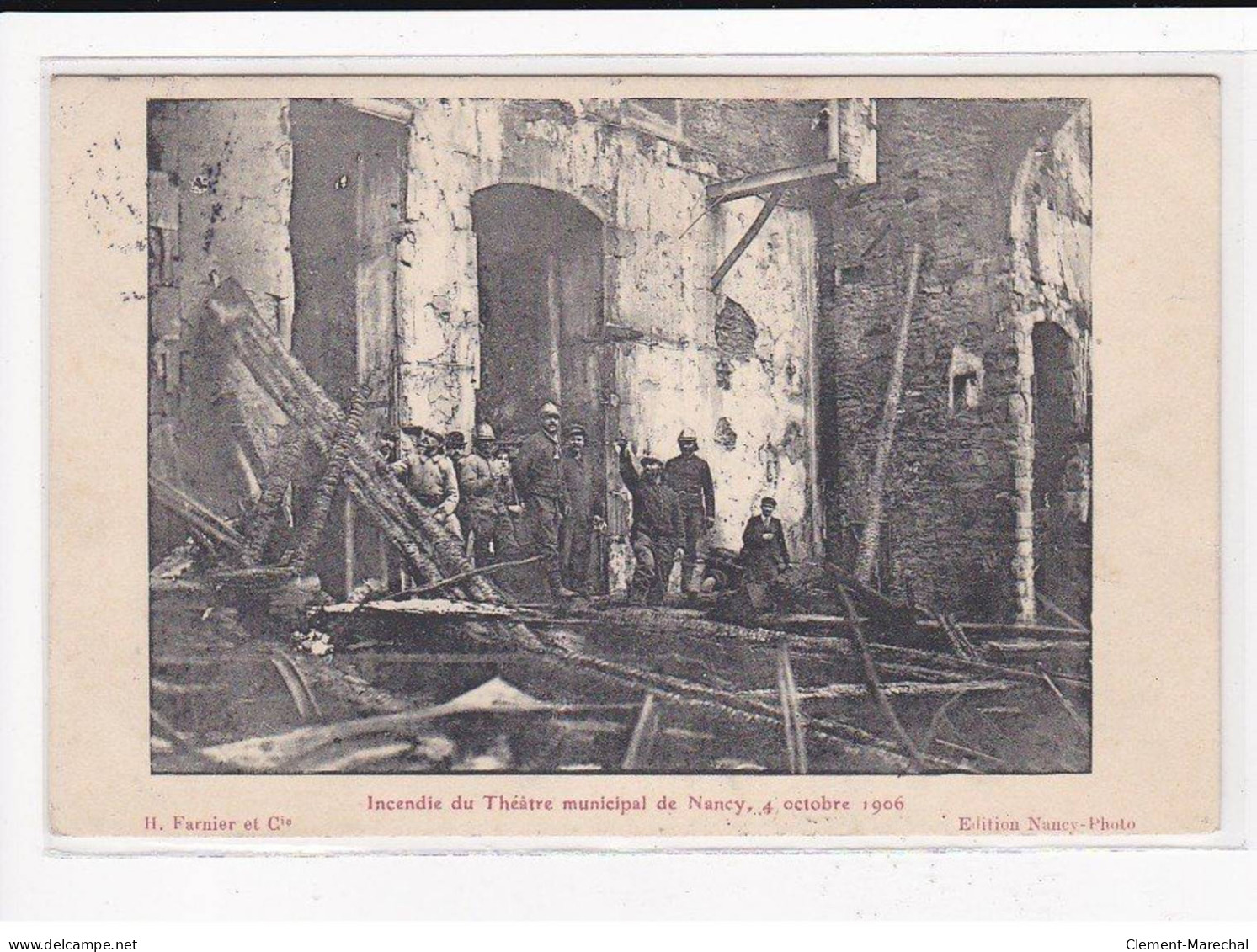 NANCY : Incendie Du Théâtre Municipal, 4 Octobre 1906 - Très Bon état - Nancy