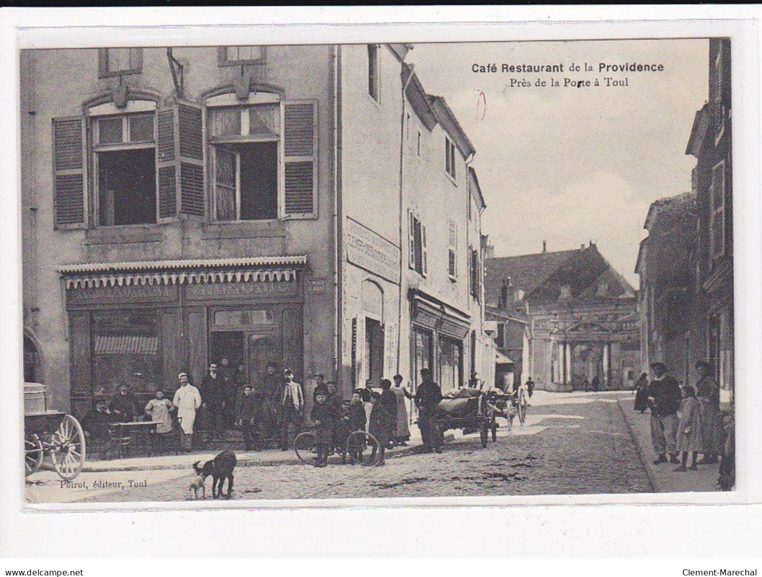 TOUL : Café Restaurant De La Providence, Près De La Porte - Très Bon état - Toul