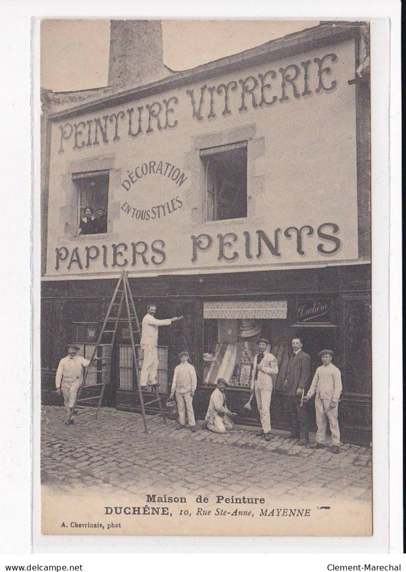 MAYENNE : Maison De Peinture DUCHENE, Rue Ste-Anne - Très Bon état - Mayenne