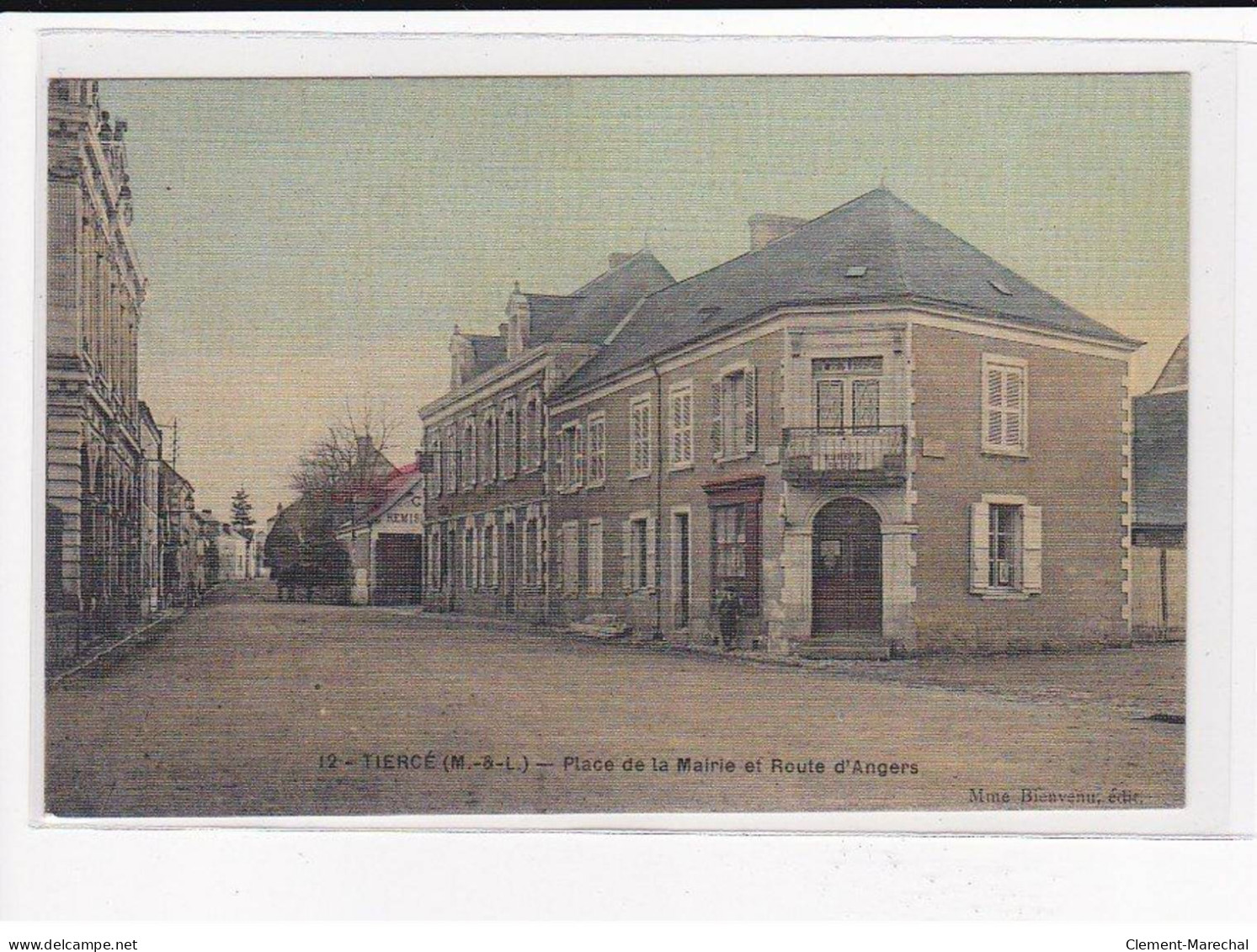 TIERCE : Place De La Mairie Et Route D'Angers, Toillée - Très Bon état - Tierce