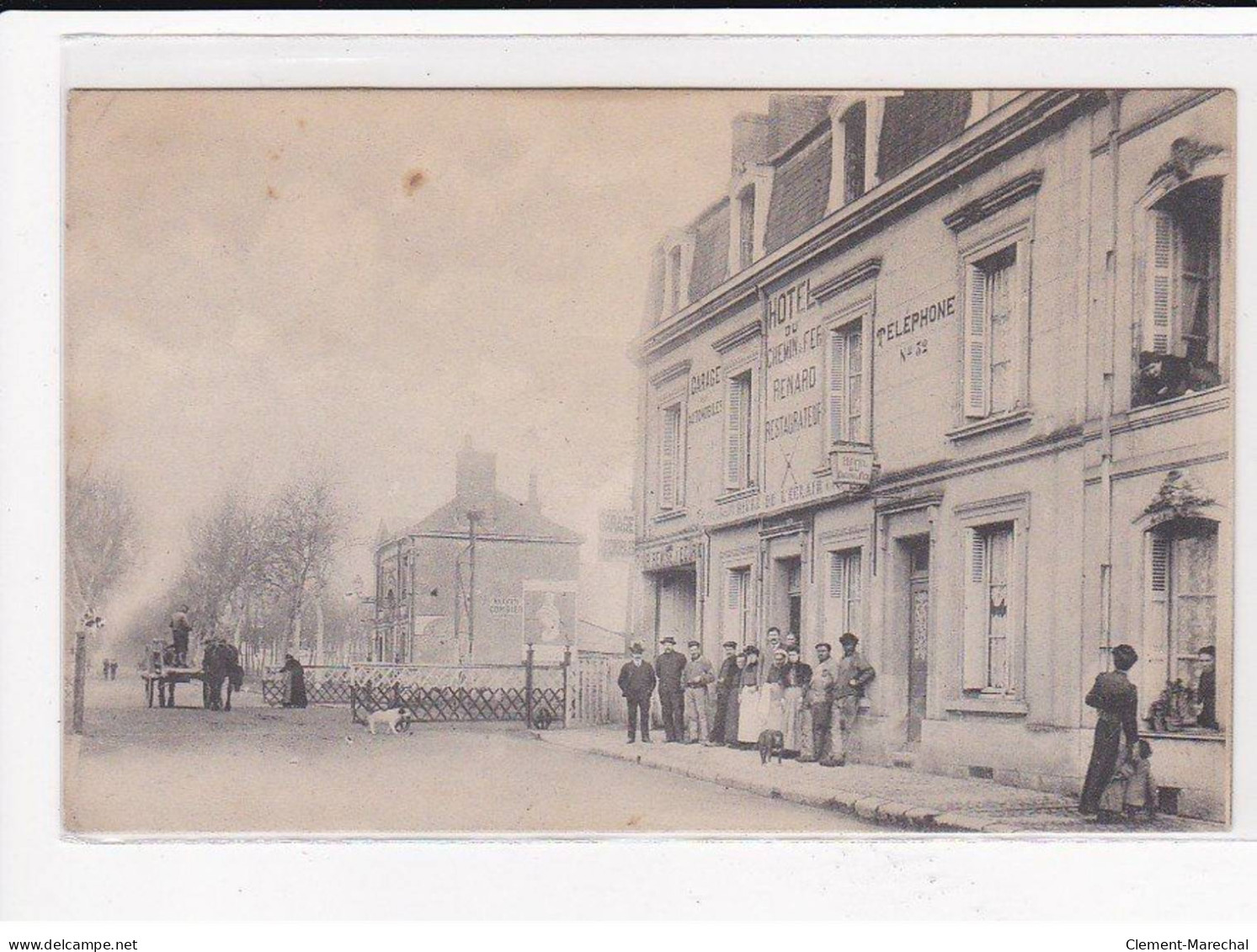 VENDOME : Hôtel Du Chemin De Fer, Restaurateur, RENARD - état - Vendome