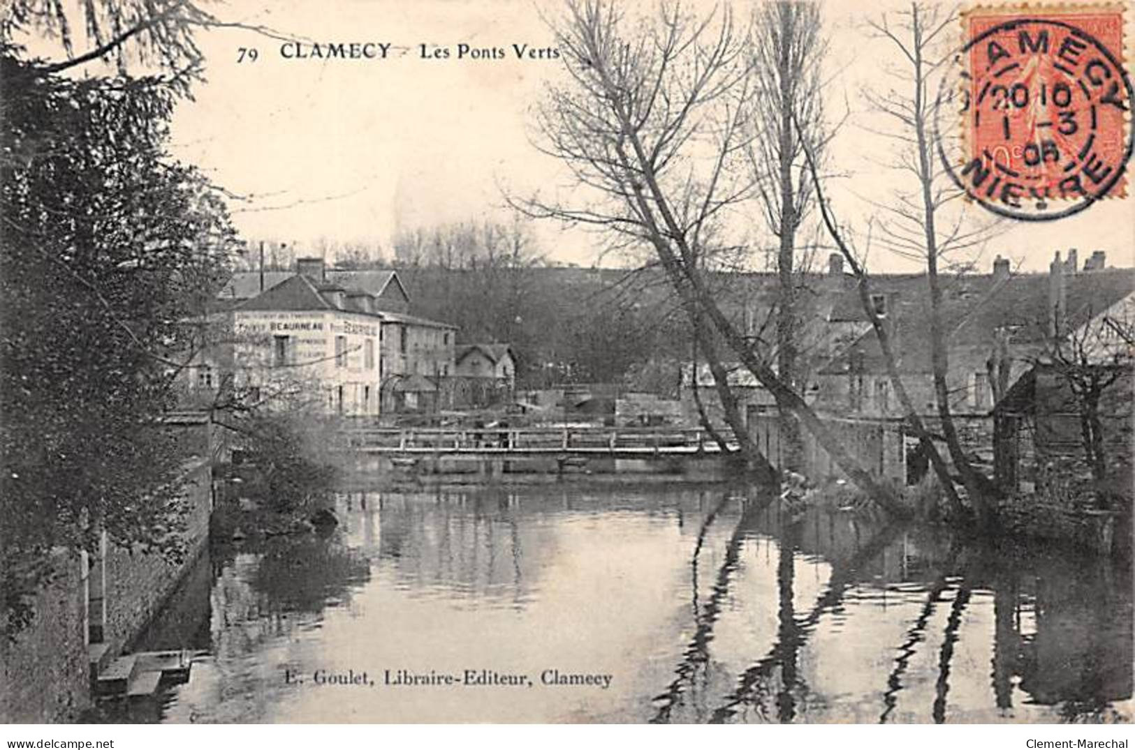 CLAMECY - Les Ponts Verts - Très Bon état - Clamecy