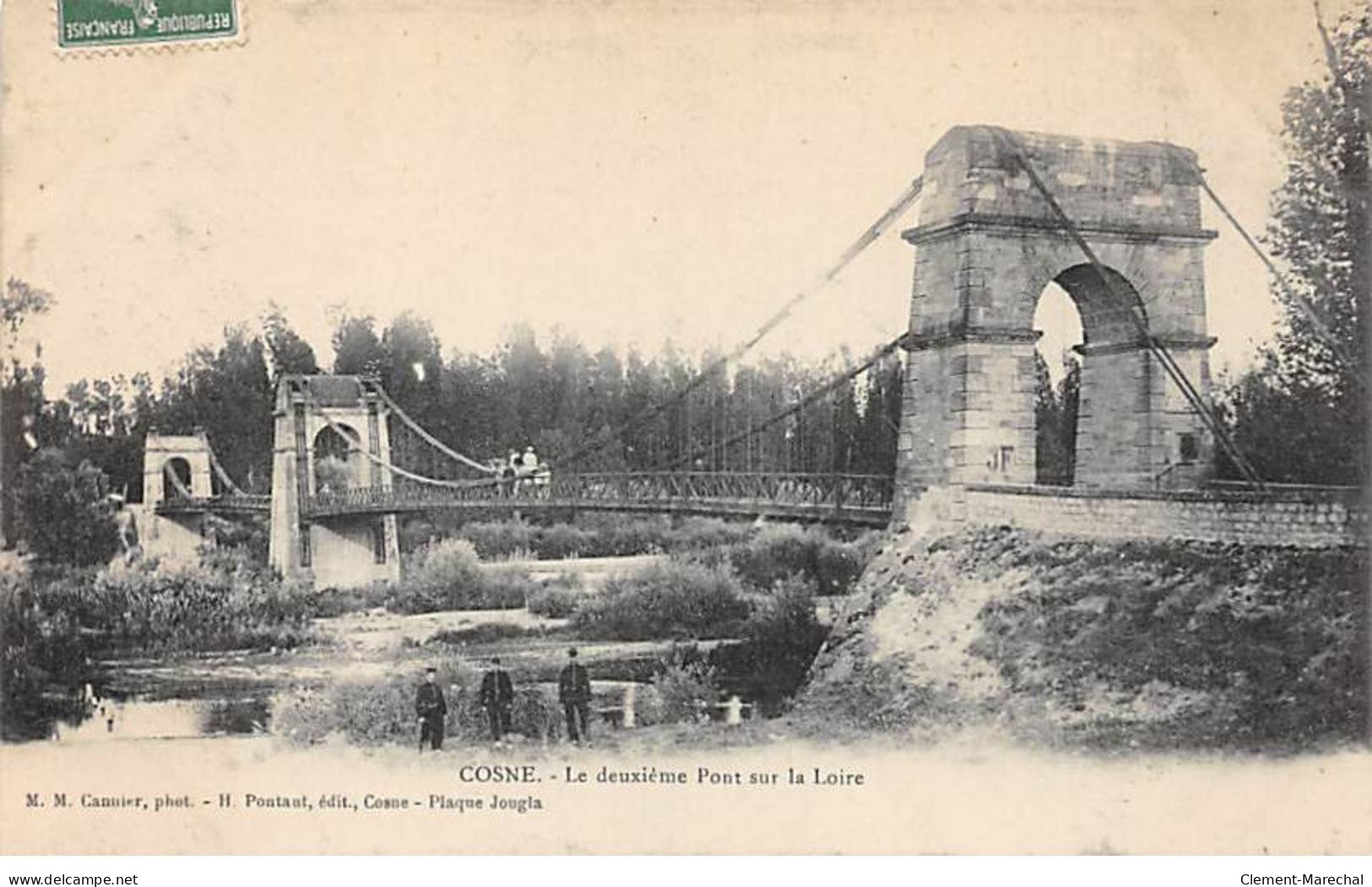 COSNE - Le Deuxième Pont Sur La Loire - Très Bon état - Cosne Cours Sur Loire