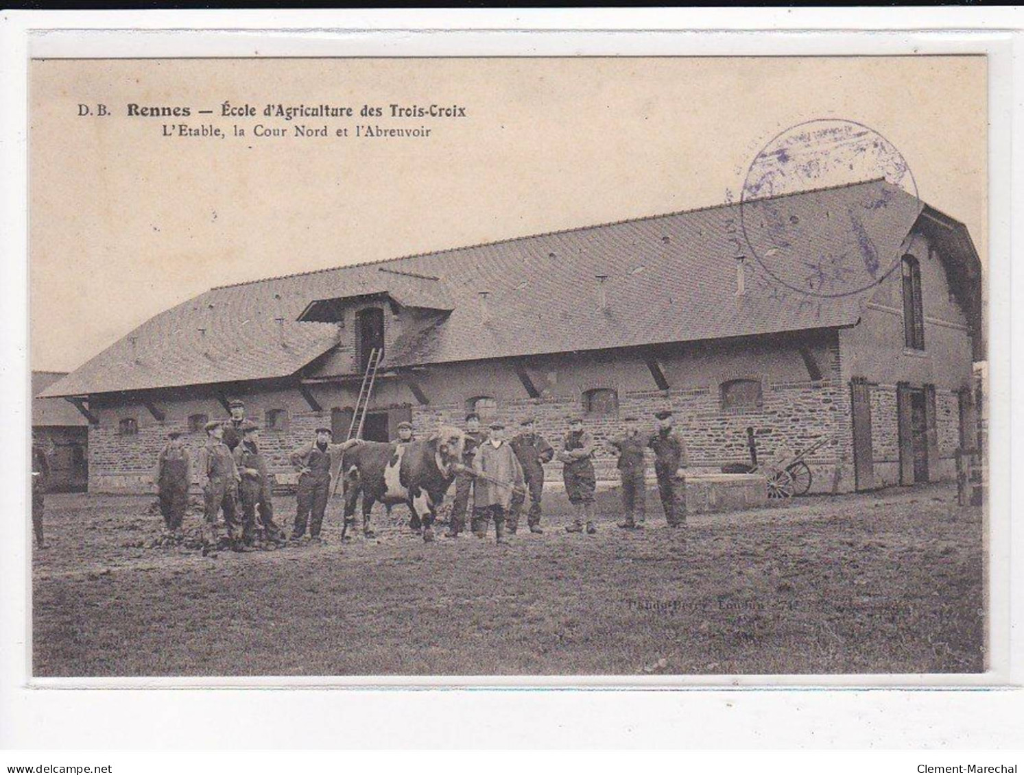 RENNES : Ecole D'Agriculture Des Trois-Croix, L'étable, La Cours Nord Et L'abreuvoir - Très Bon état - Rennes