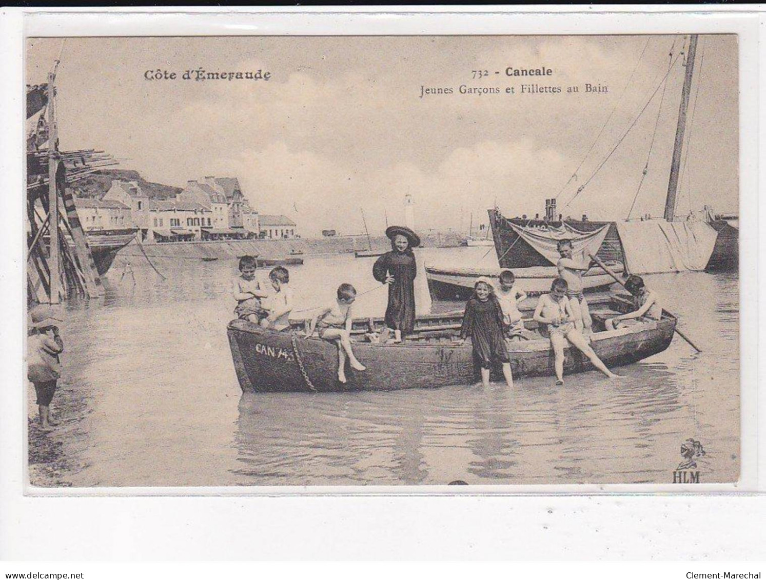 CANCALE : Jeunes Garçons Et Fillettes Au Bain - Très Bon état - Cancale