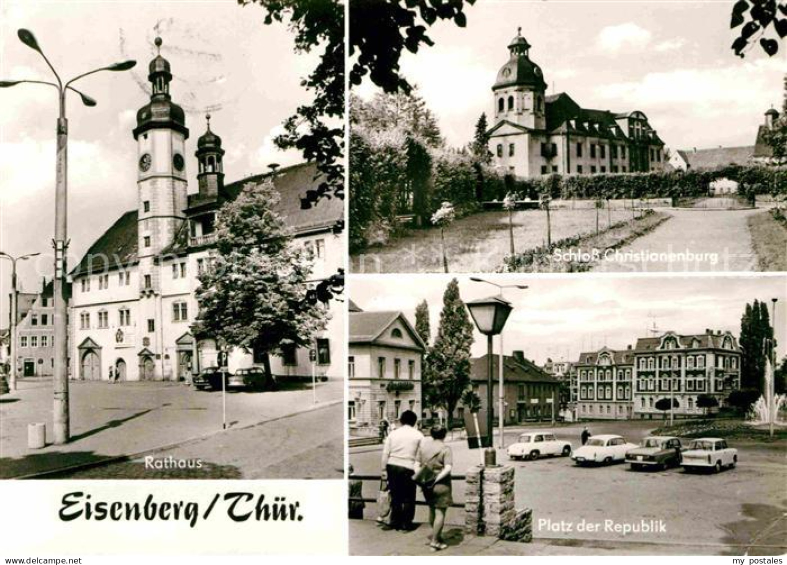 72636394 Eisenberg Thueringen Rathaus Schloss Christianenburg Platz Der Republik - Eisenberg