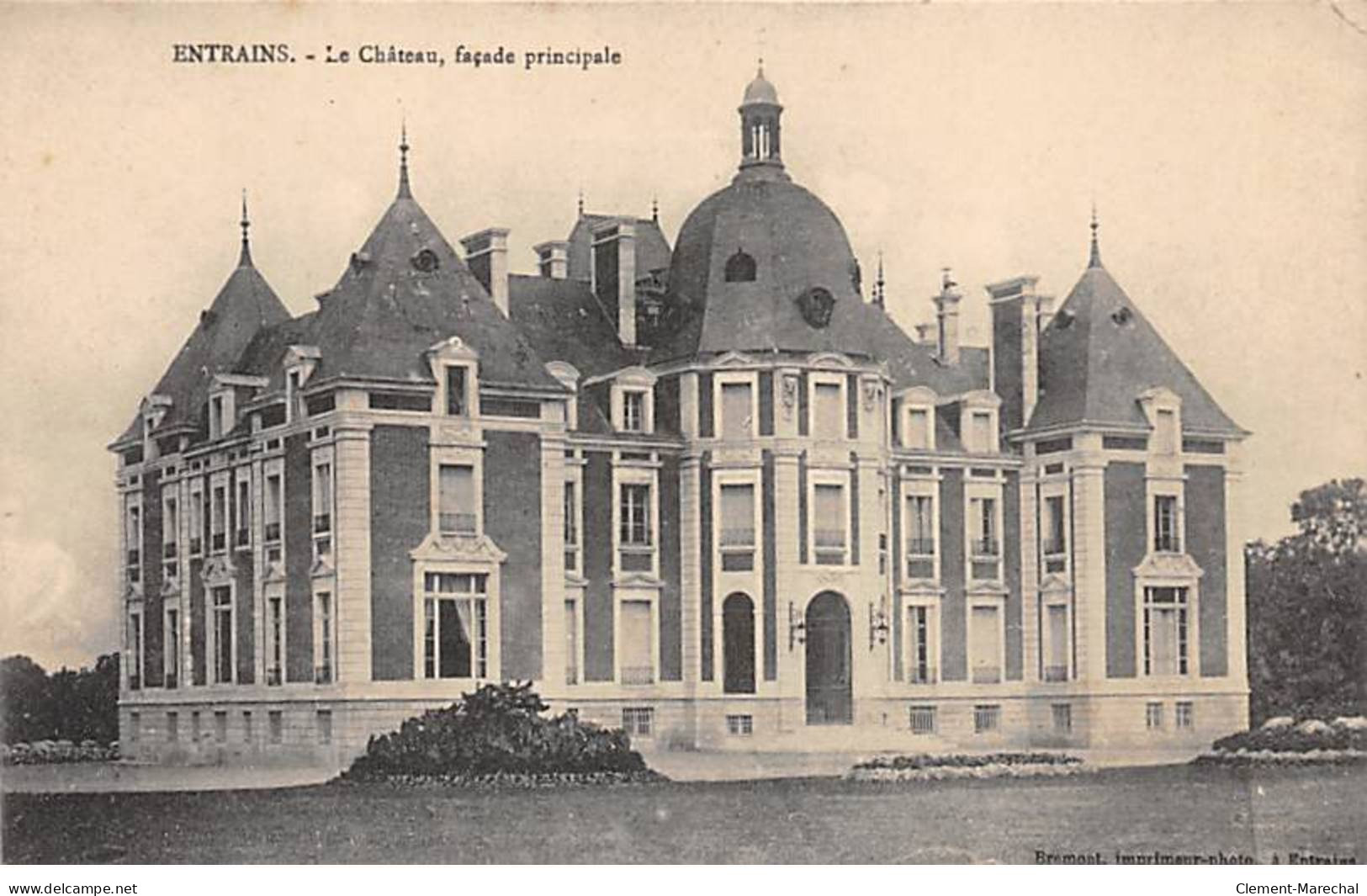 ENTRAINS - Le Château, Façade Principale - Très Bon état - Otros & Sin Clasificación