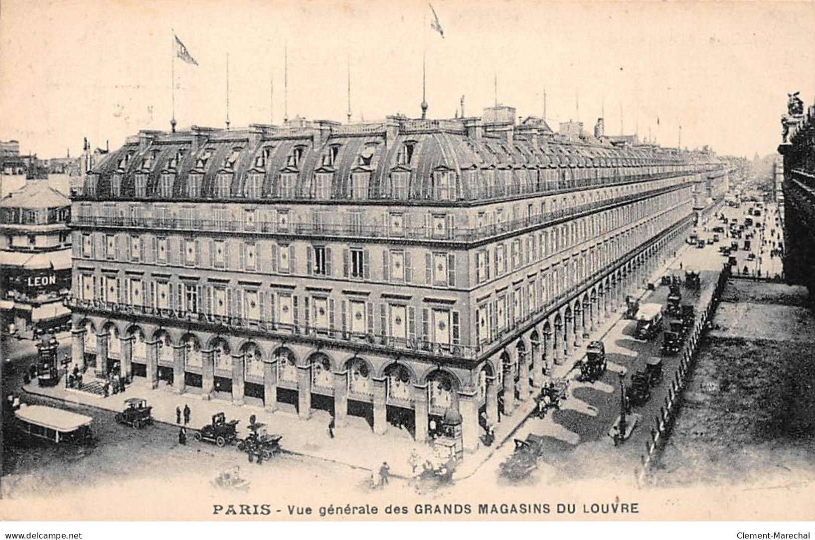 PARIS - Vue Générale Des Grands Magasins Du Louvre - Très Bon état - District 01