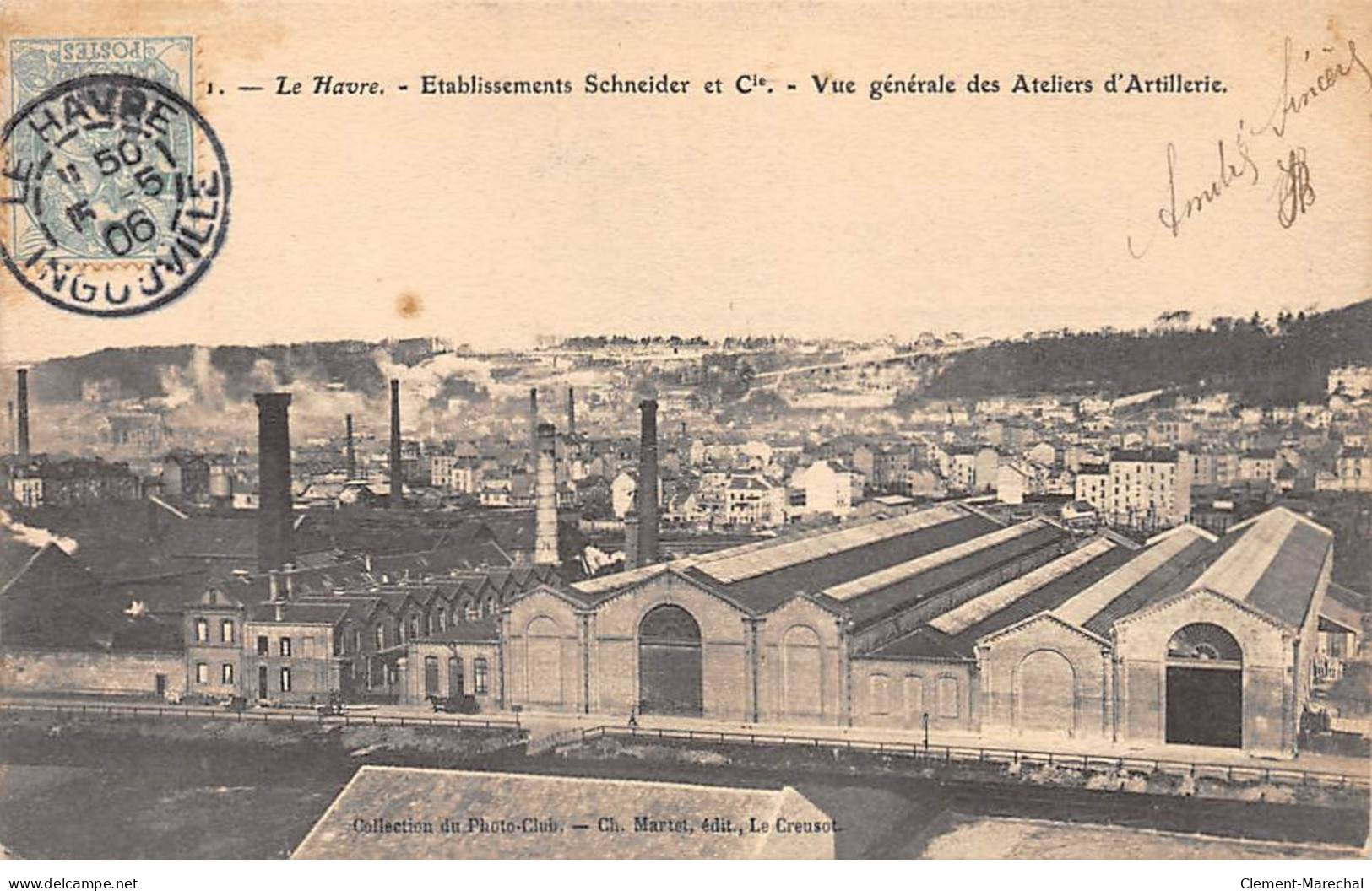 LE HAVRE - Etablissements Schneider Et Cie - Vue Générale Des Ateliers D'Artillerie - Très Bon état - Non Classés