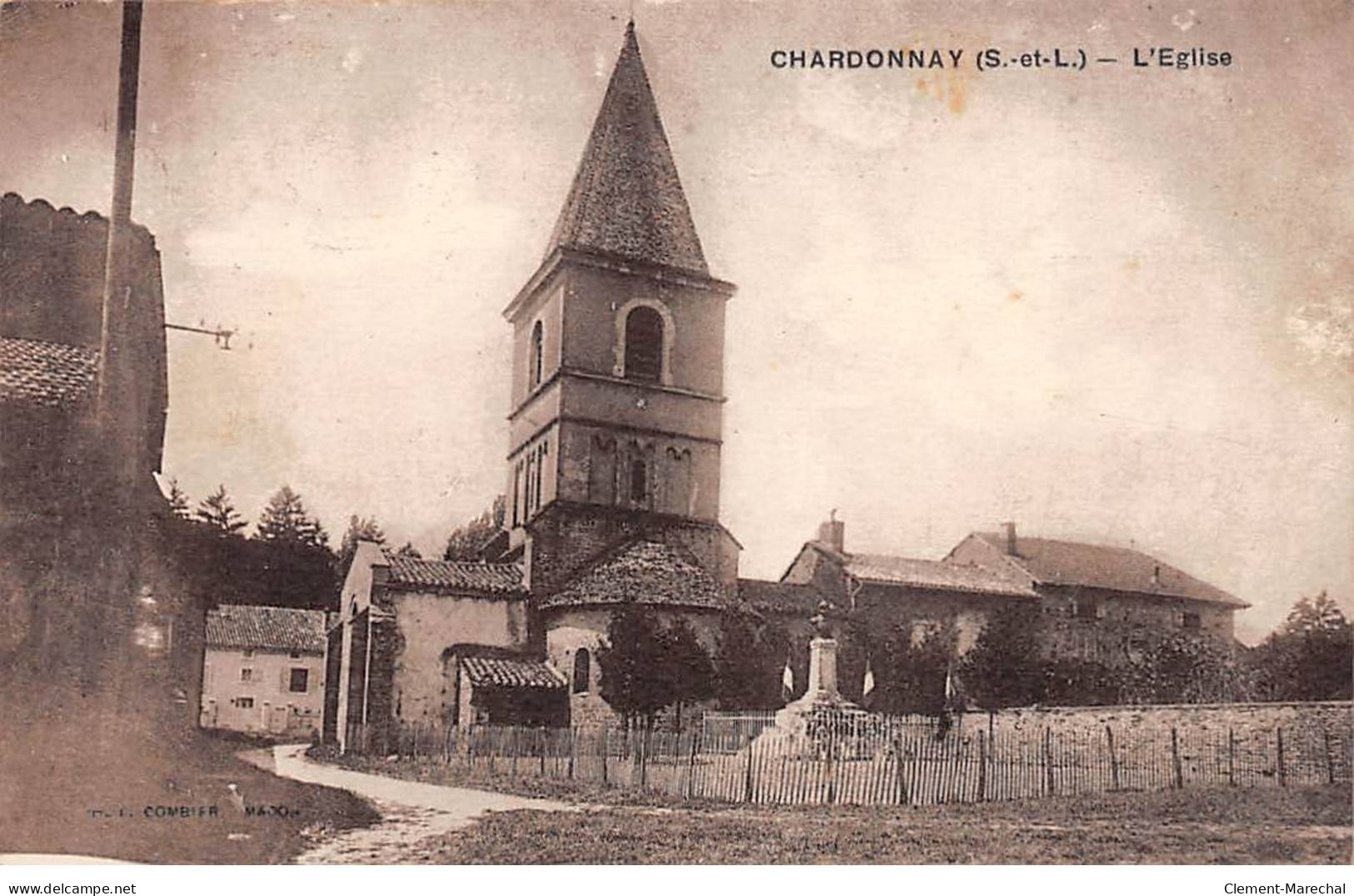CHARDONNAY - L'Eglise - Très Bon état - Autres & Non Classés