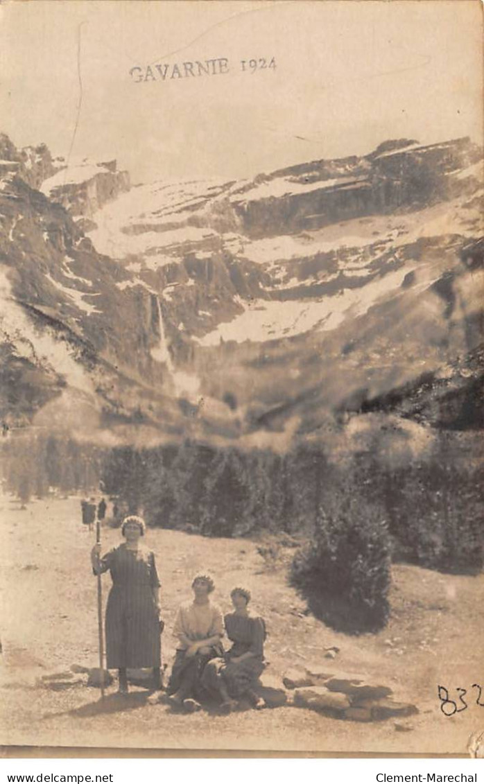 GAVARNIE - 1924 - Carte Photo - état - Gavarnie