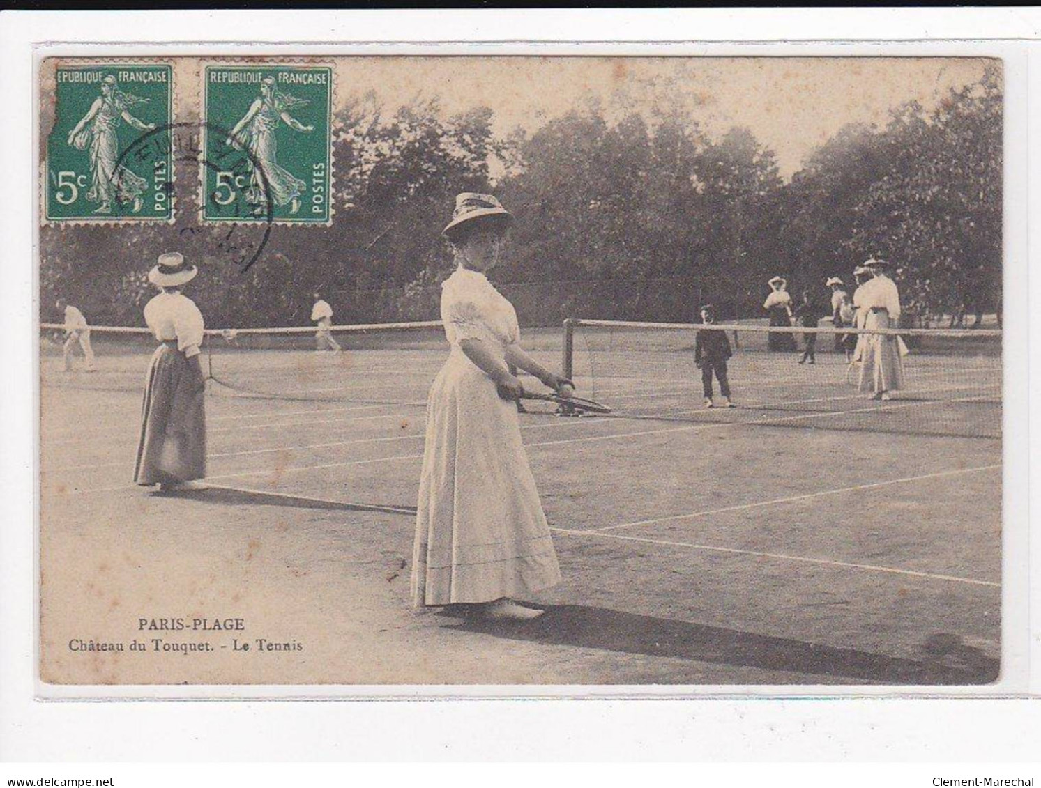 LE TOUQUET : Paris-Plage, Le Tennis Du Château - état - Le Touquet