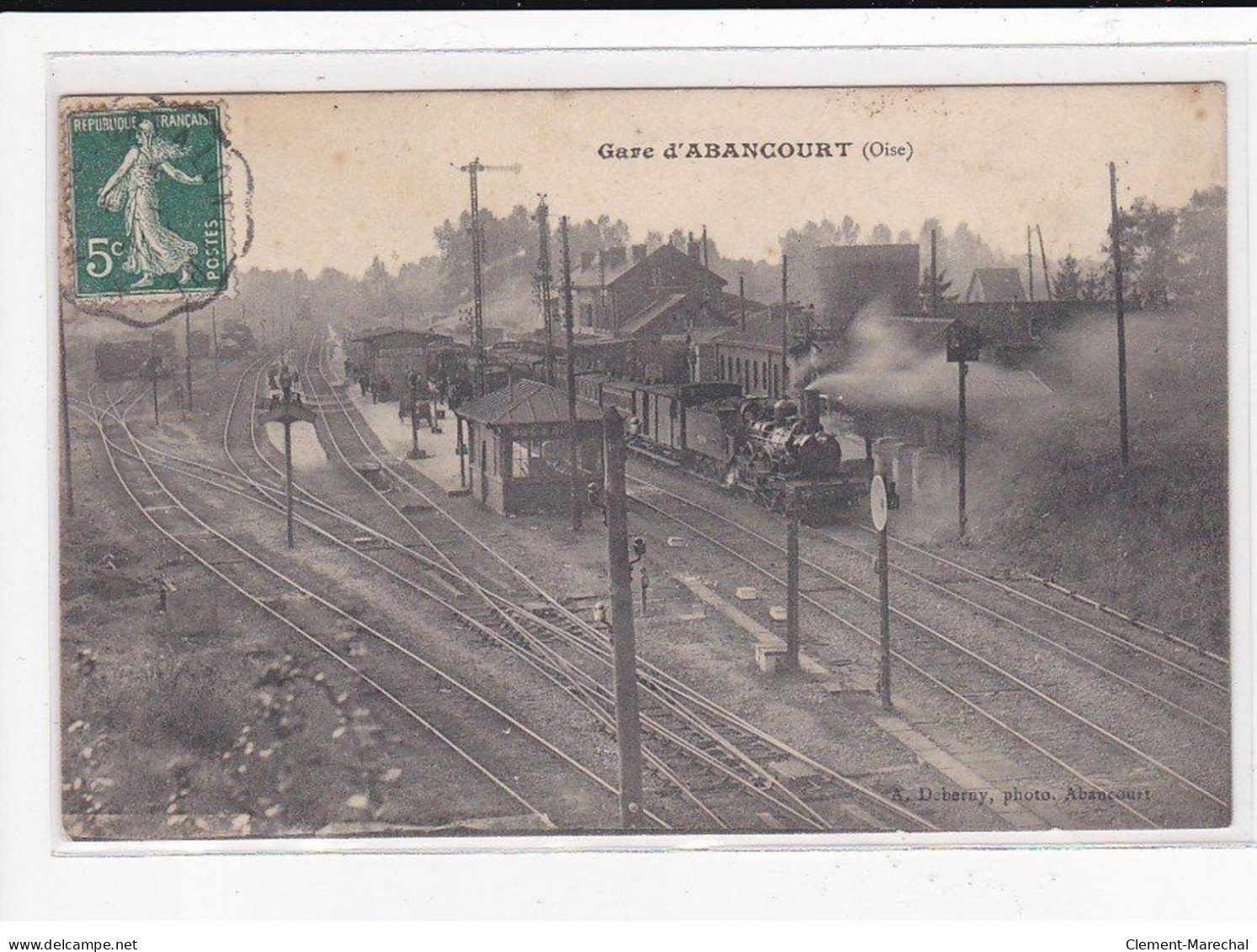 ABANCOURT : La Gare - Très Bon état - Autres & Non Classés