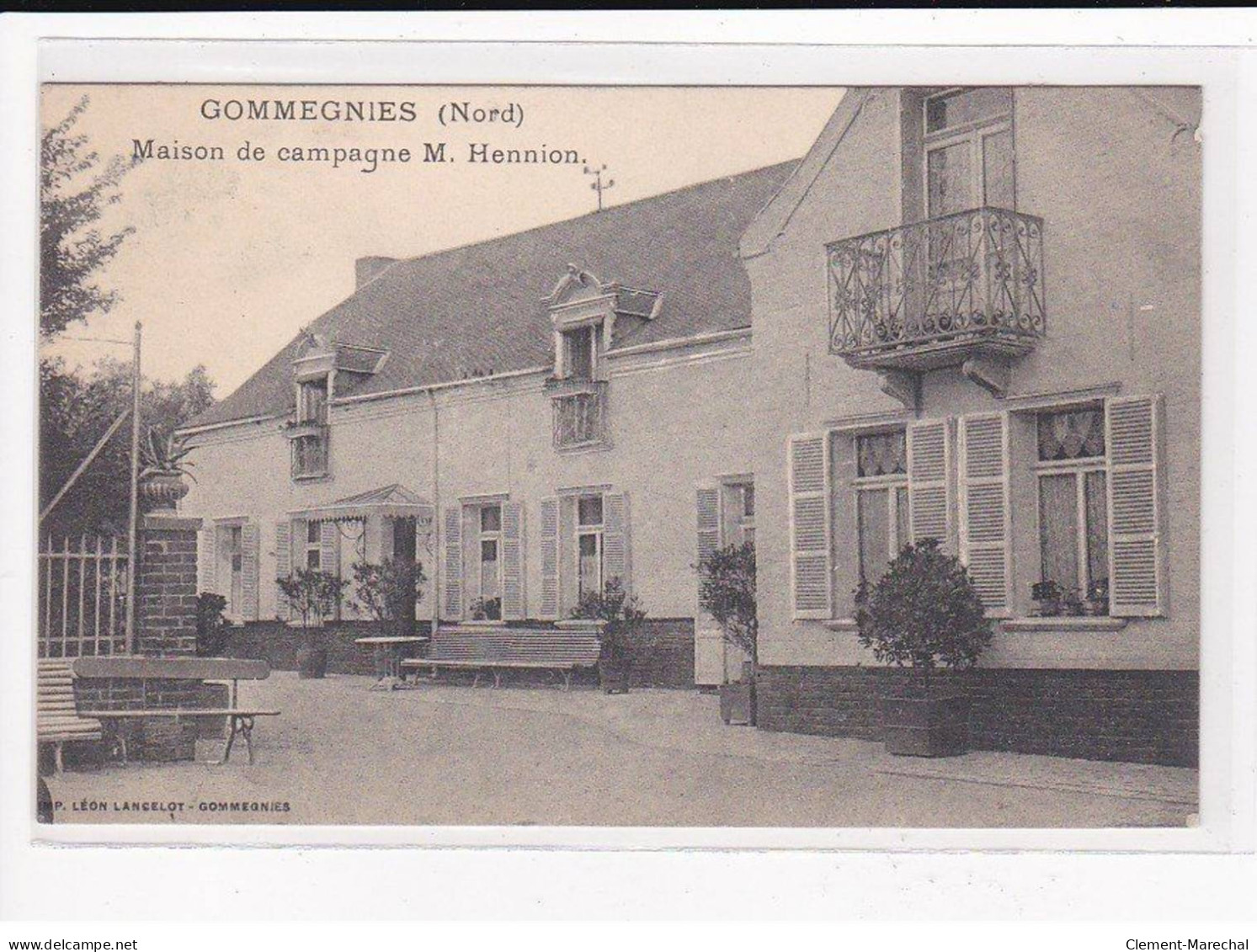 GOMMEGNIES : Maison De Campagne M.HENNION - Très Bon état - Autres & Non Classés