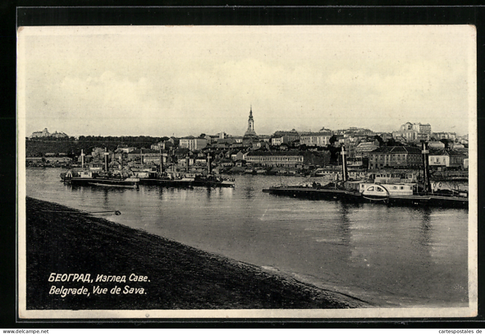 AK Belgrade, Vue De Sava  - Servië