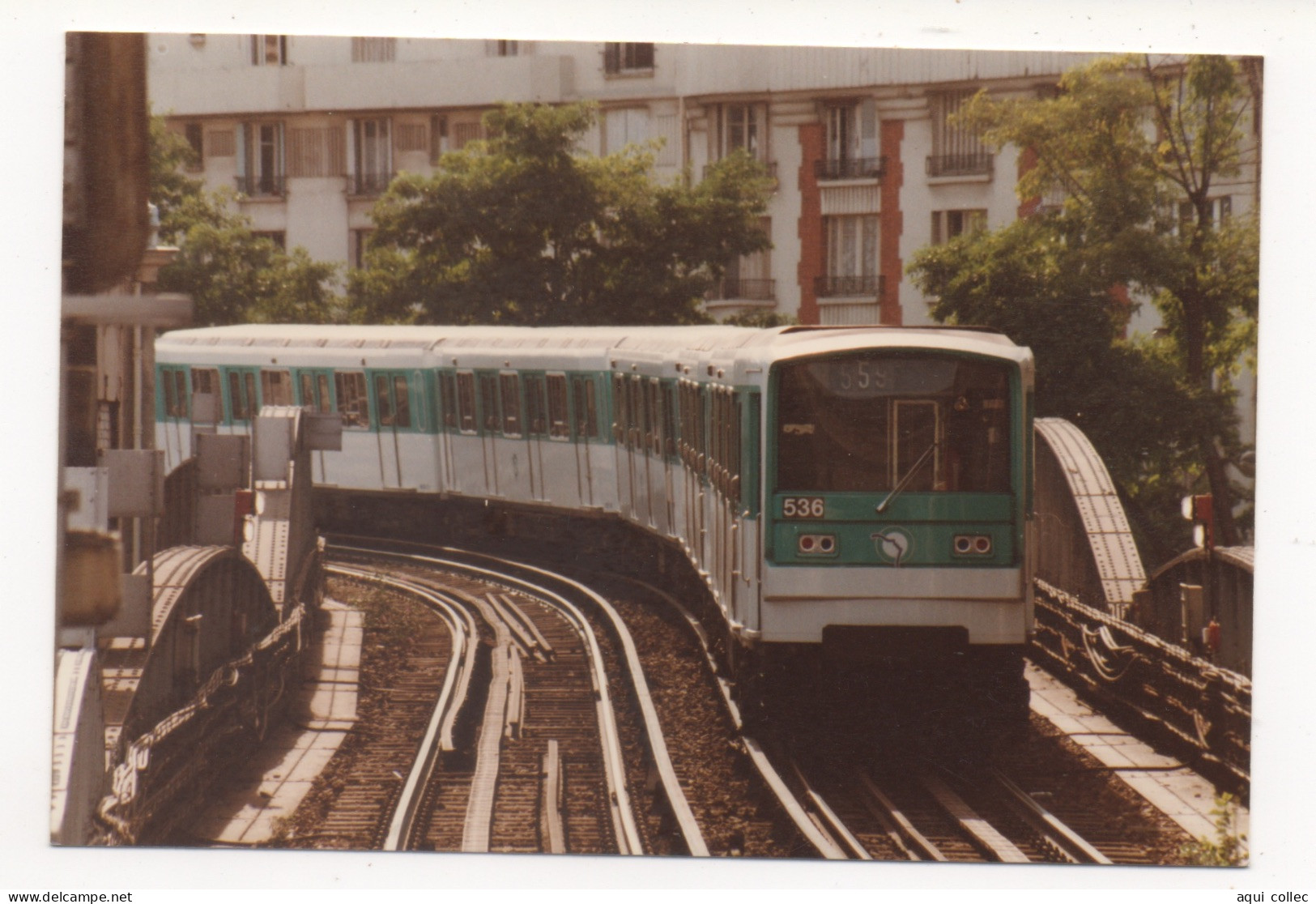 MÉTRO DE PARIS (75) . LIGNE 5. GARE D'AUSTERLITZ . 29 AOÛT 1994 - U-Bahnen