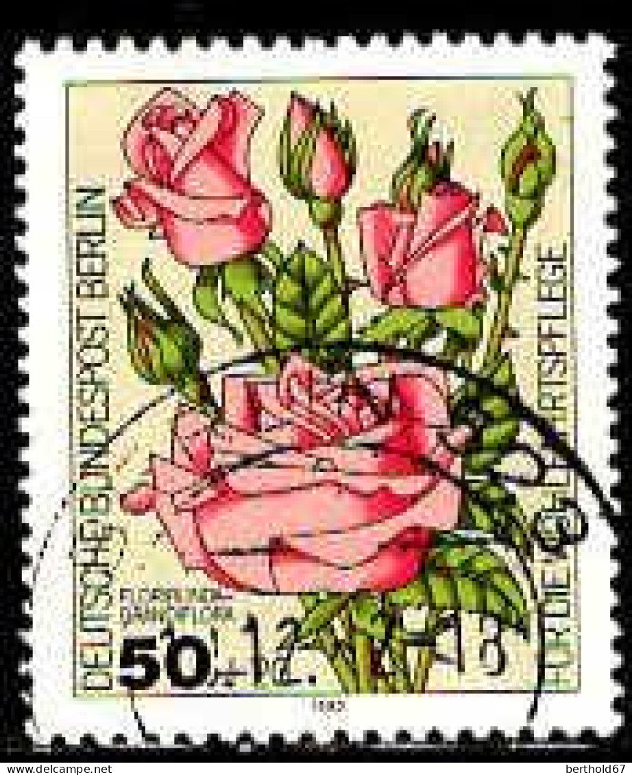 Berlin Poste Obl Yv:641 Mi:680 Floribunda Grandiflora (Beau Cachet Rond) - Usados
