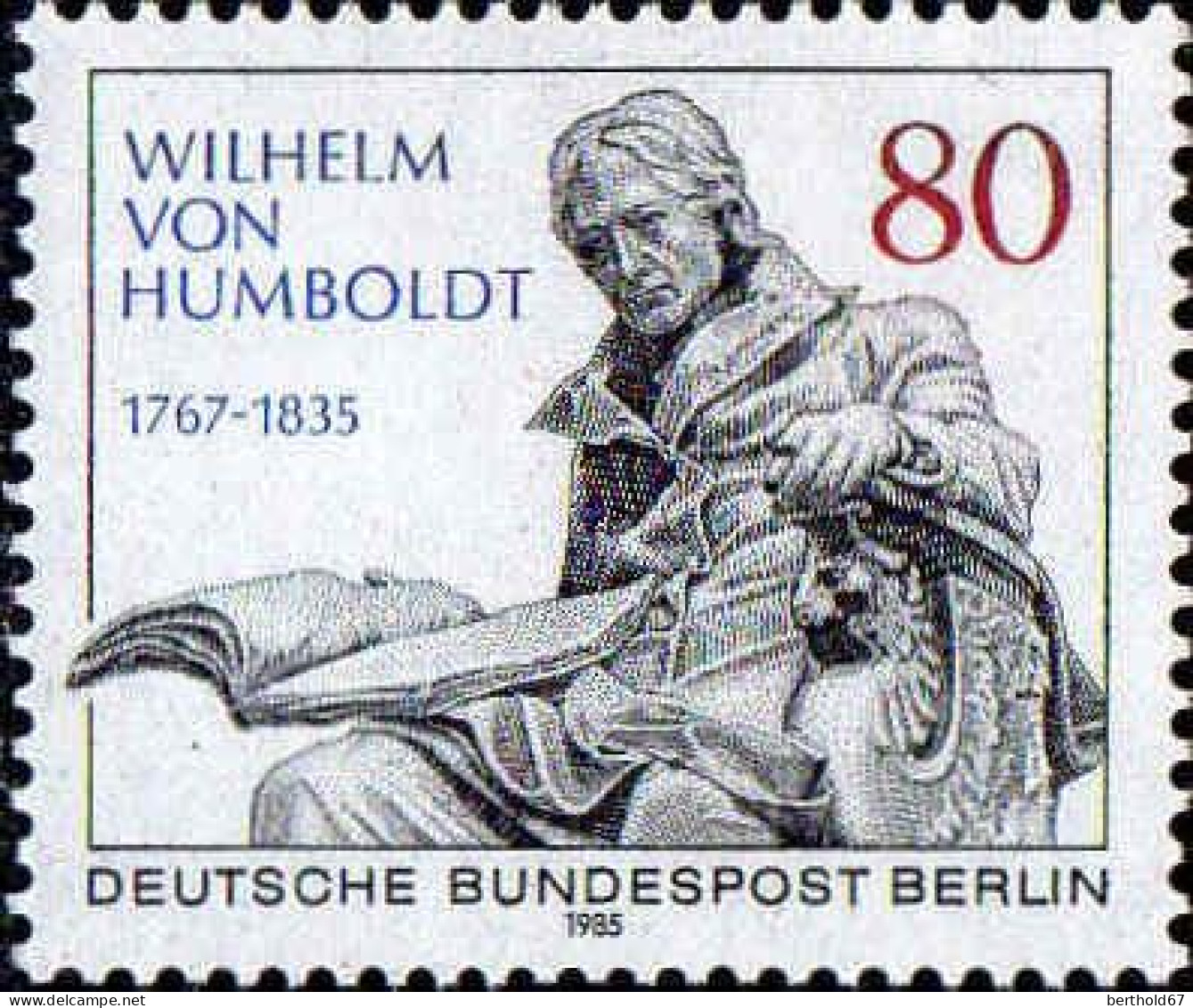 Berlin Poste N** Yv:694 Mi:731 Wilhelm Von Humboldt Homme D'Etat - Nuovi
