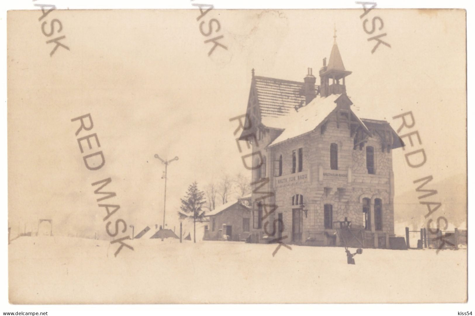 RO 91 - 16783 BRUSTUROASA, Bacau, Gara Elie Radu, Romania - Old Postcard, Real PHOTO - Unused - 1916 - Romania