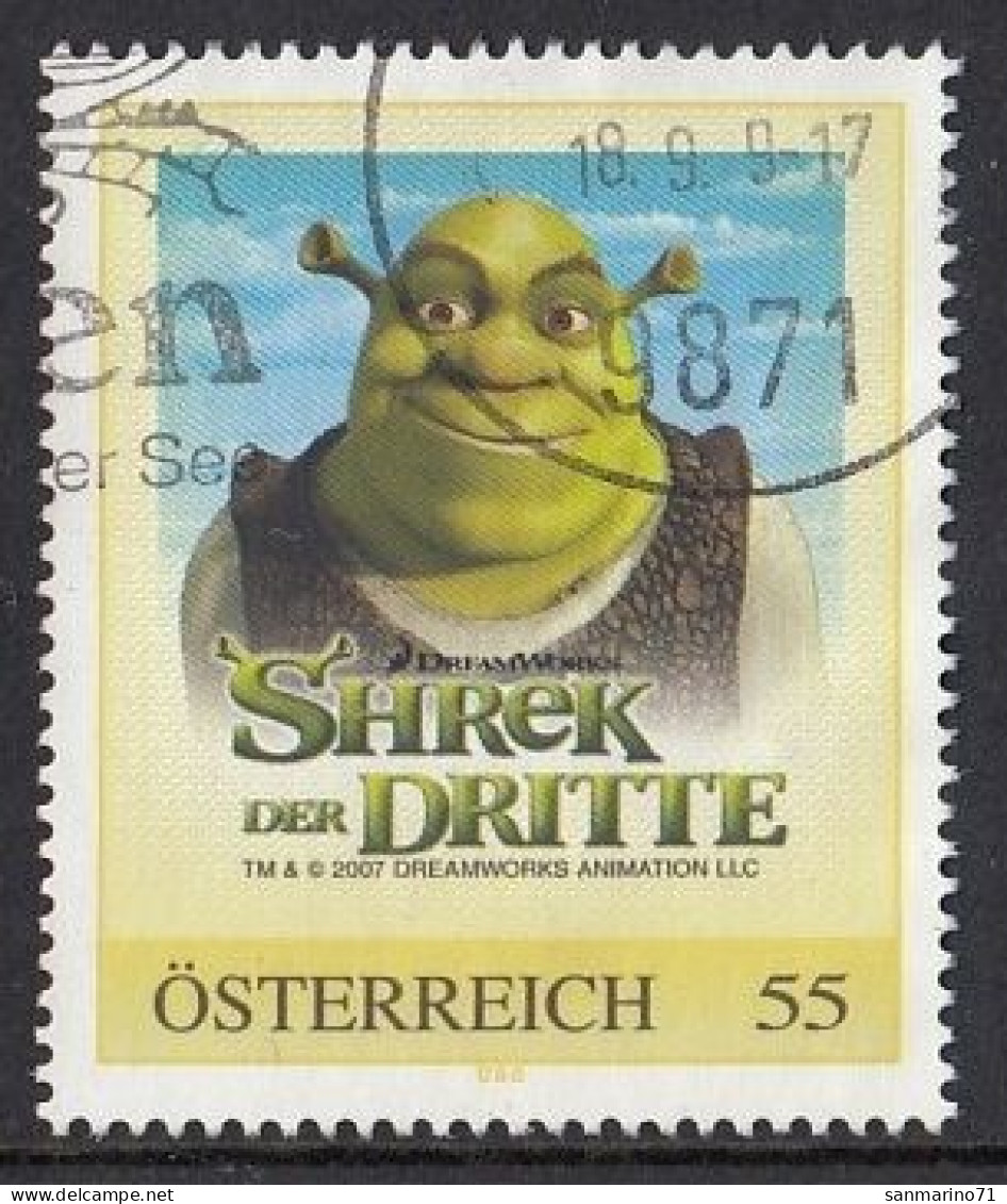 AUSTRIA 36,personal,used,hinged,Shrek - Timbres Personnalisés