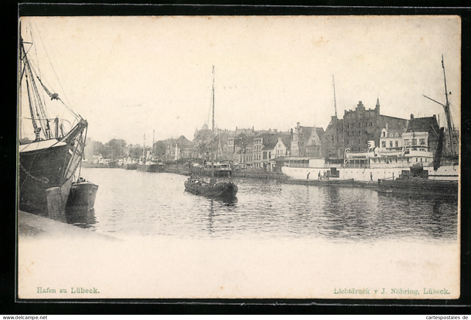 AK Lübeck, Schiffe Im Hafen  - Sonstige & Ohne Zuordnung