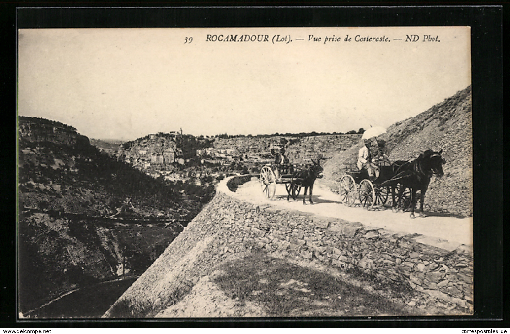 CPA Rocamadour, Vue Prise De Costeraste  - Rocamadour