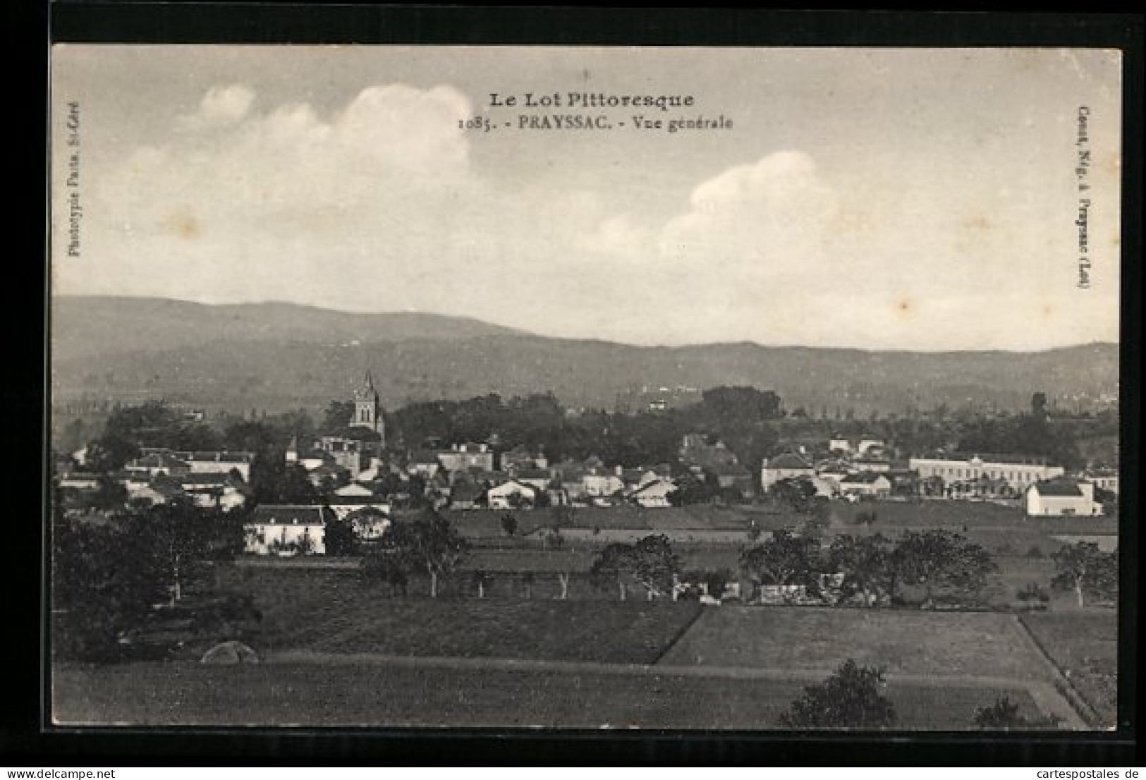 CPA Prayssac, Vue Générale  - Sonstige & Ohne Zuordnung