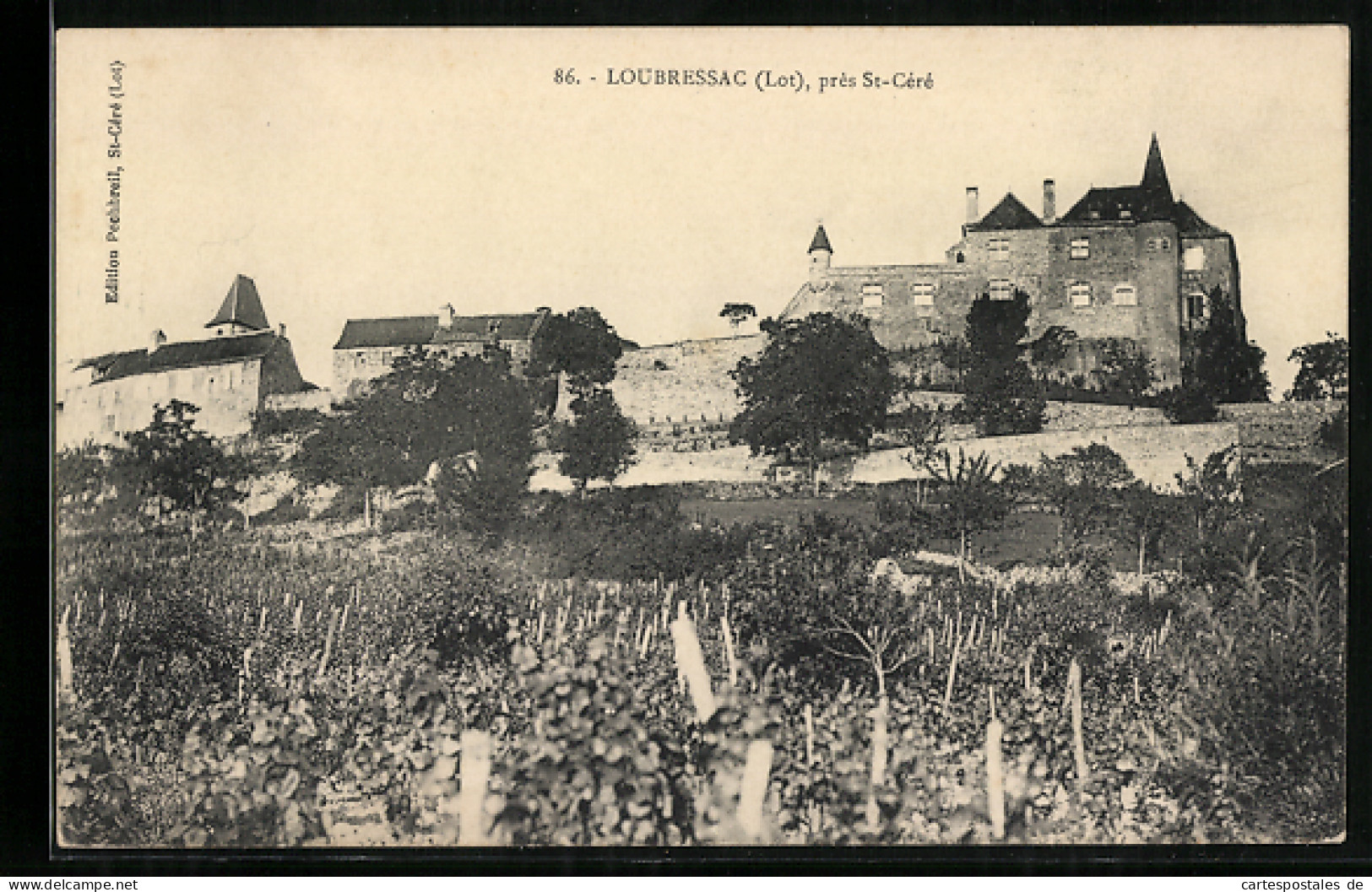 CPA Loubressac, Vue Partielle  - Other & Unclassified