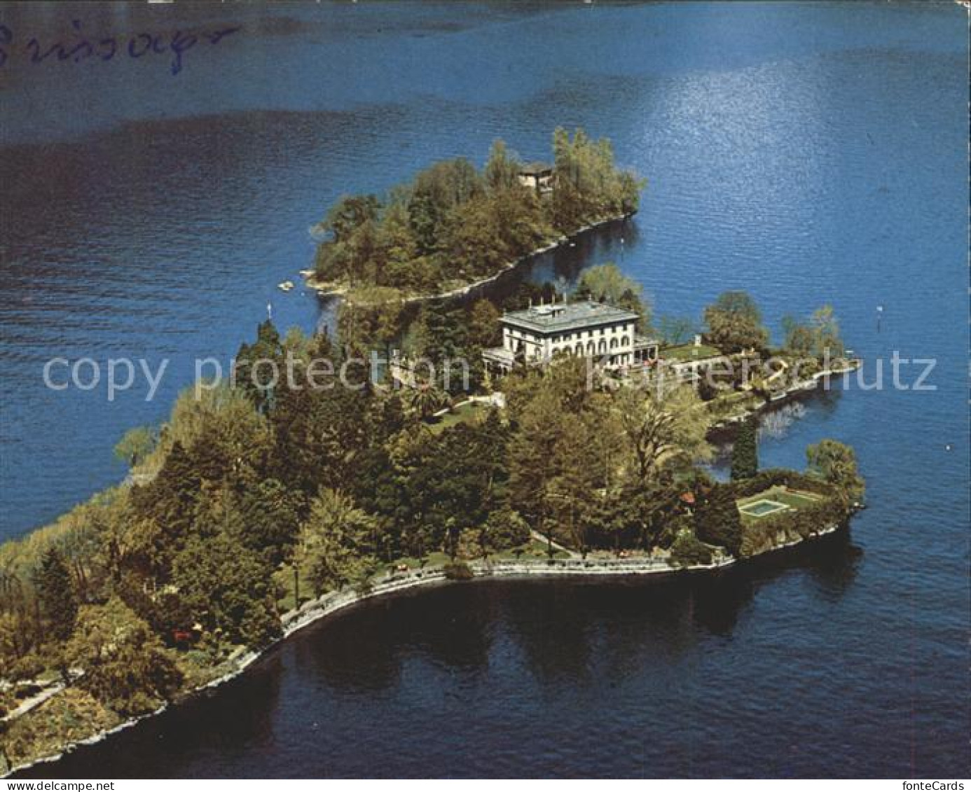 11713879 Brissago TI Fliegeraufnahme Isole De Brissago Brissago - Sonstige & Ohne Zuordnung