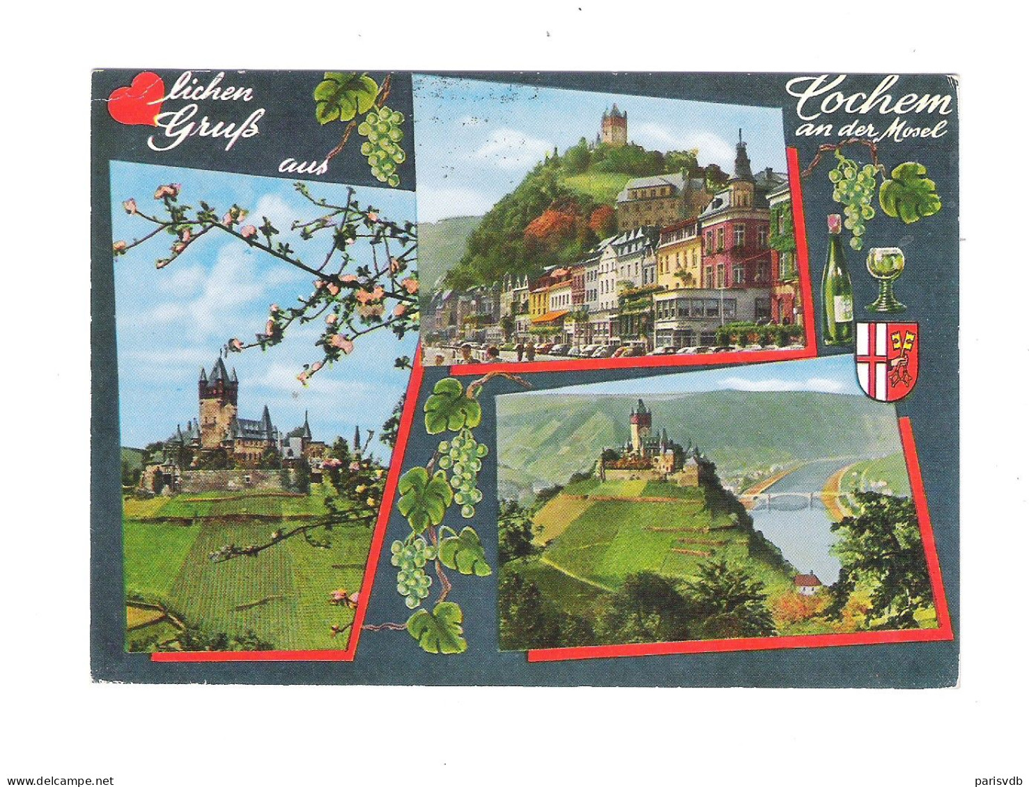 COCHEM AN DER MOSEL - HERZLICHEN GRUSS AUS COCHEM   (D 156) - Cochem