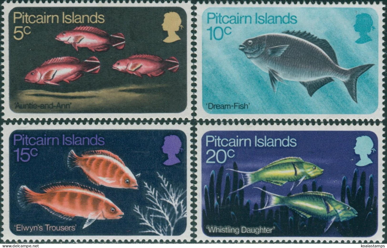 Pitcairn Islands 1970 SG111-114 Fish Set MLH - Pitcairninsel