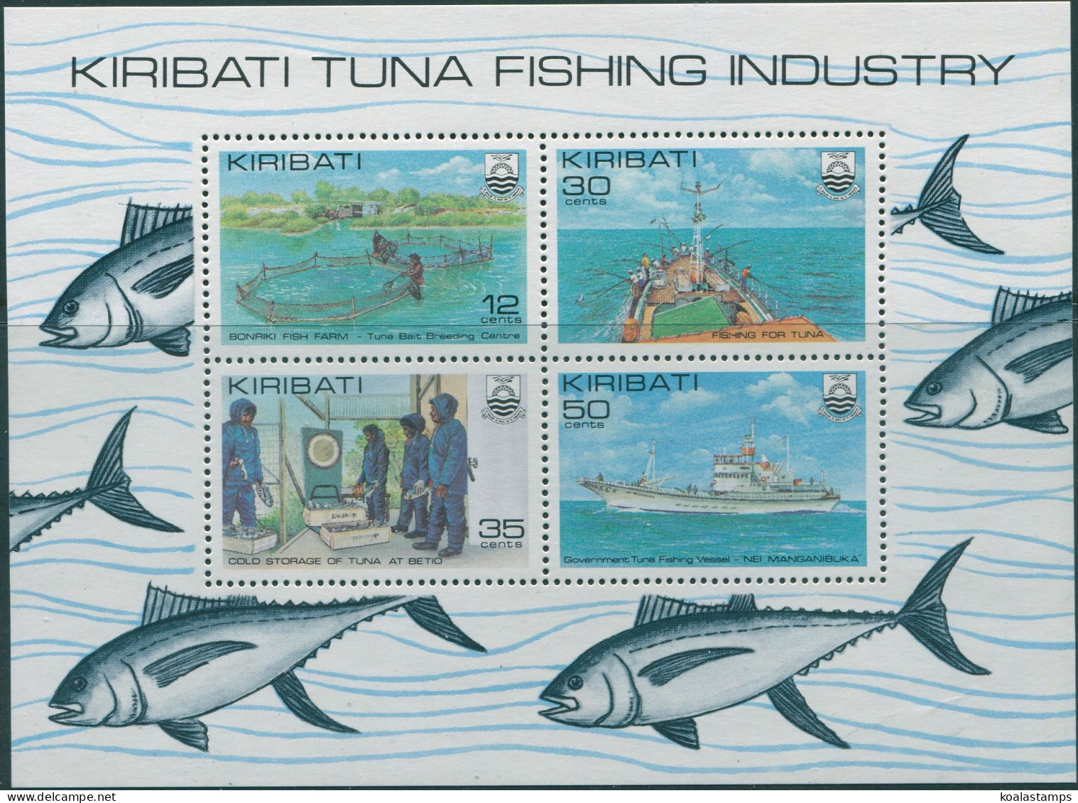 Kiribati 1981 SG162 Tuna Fishing Industry MS MNH - Kiribati (1979-...)