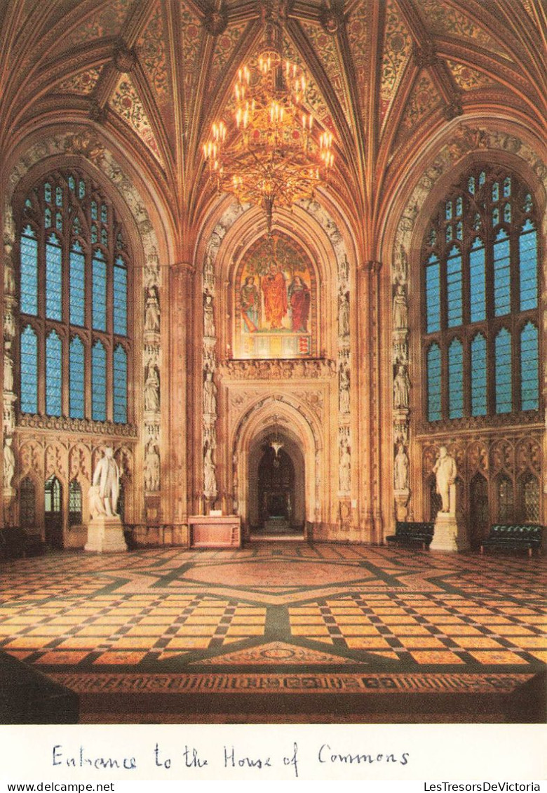 ROYAUME UNI - London - Palace Of Westminster - Entrance Of  The House Of Commons - Colorisé - Carte Postale - Westminster Abbey