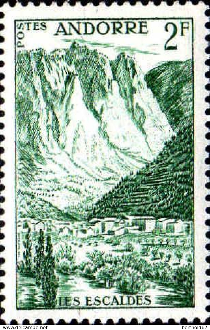 Andorre (F) Poste N** Yv:139 Mi:143 Les Escaldes - Unused Stamps