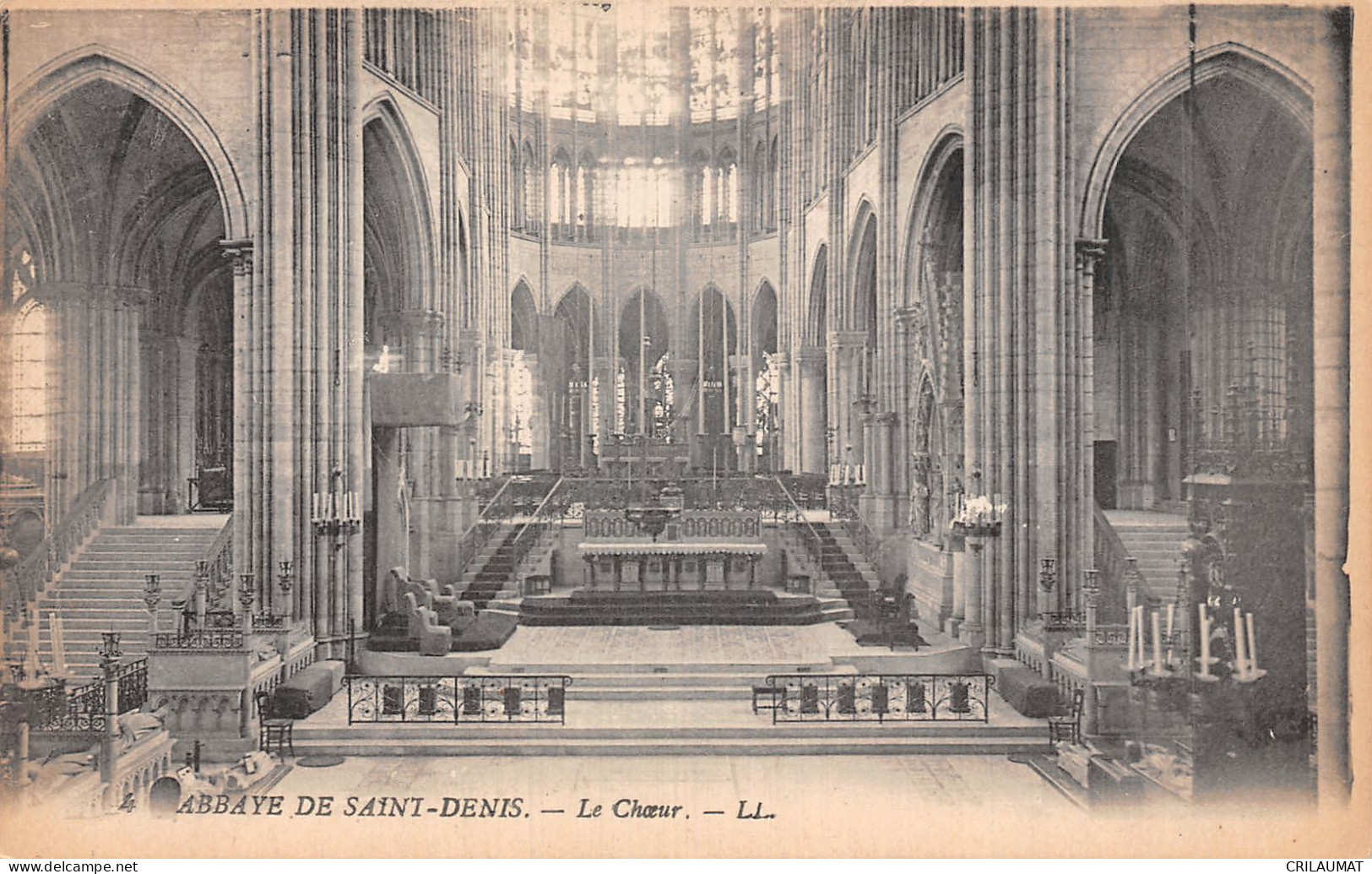 93-SAINT DENIS L ABBAYE-N°T5157-D/0305 - Saint Denis