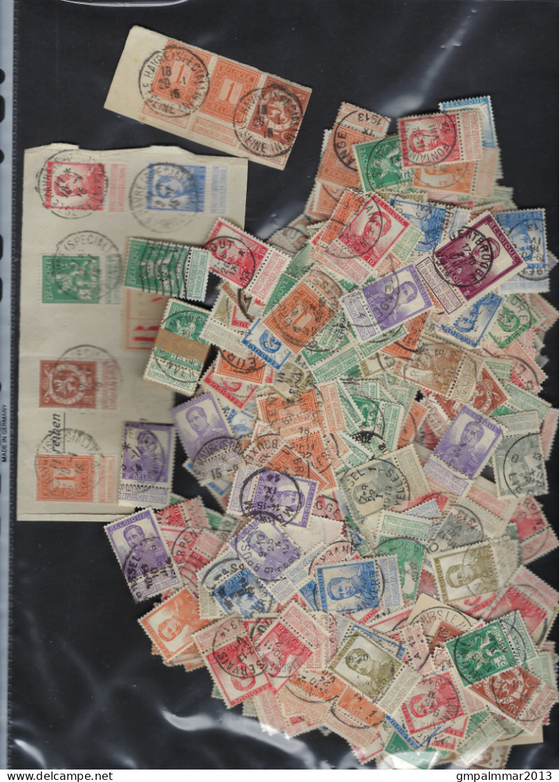 GROOT Lot PELLENS ( +++ 300 X ) Gestempeld UNCHECKED / NIET NAGEZIEN ; Details Zie Scan ! LOT 252 - 1912 Pellens