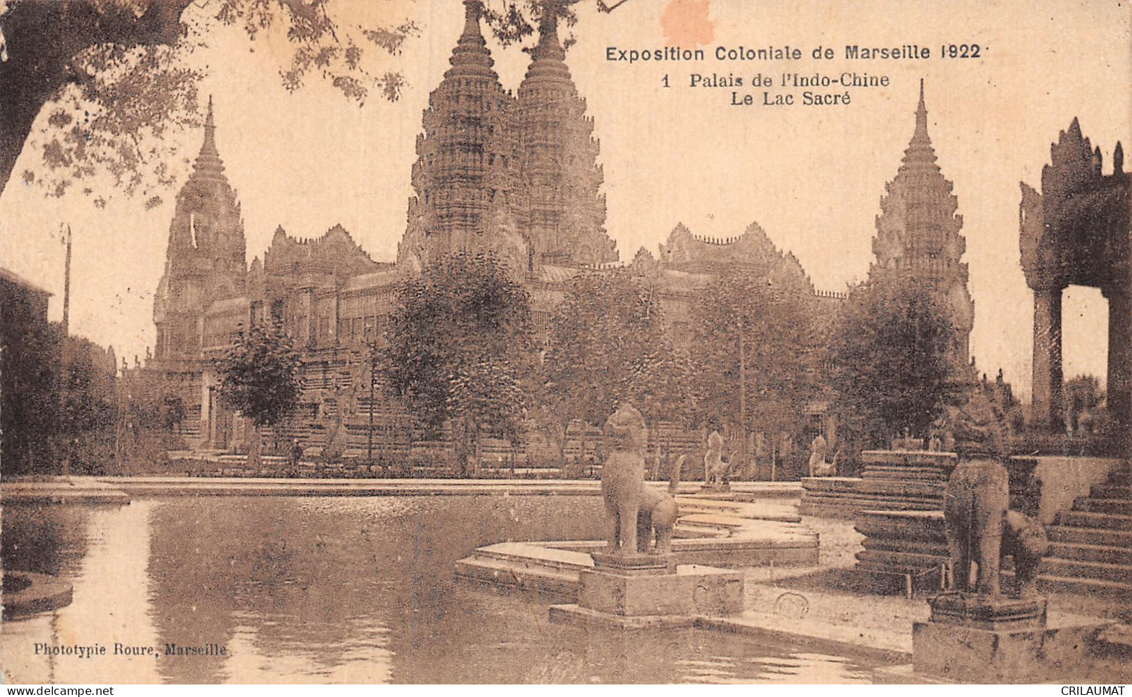 13-MARSEILLE EXPOSITION COLONIALE 1922 PALAIS DE L INDO CHINE-N°T5157-H/0101 - Unclassified