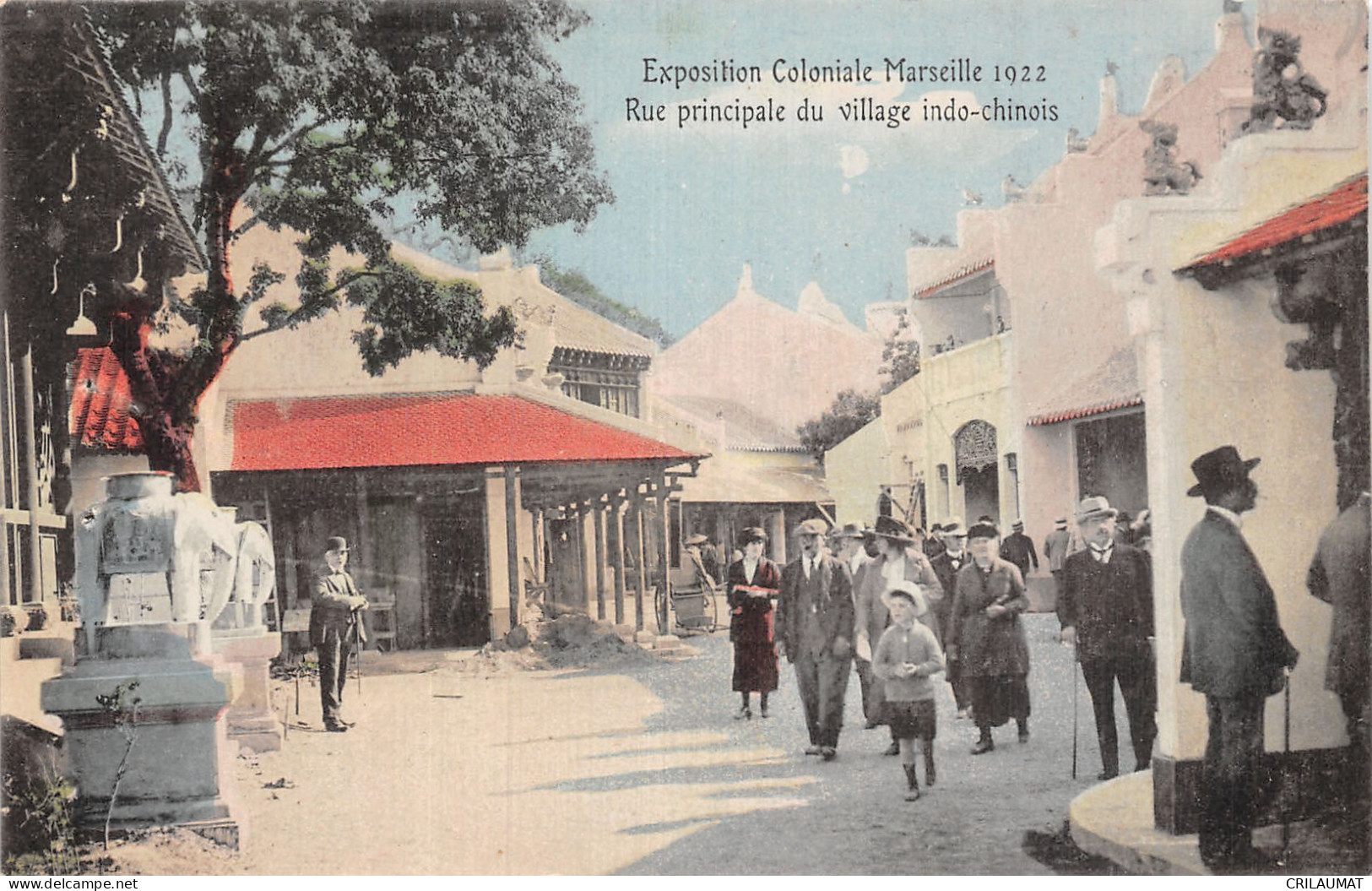 13-MARSEILLE EXPOSITION COLONIALE 1922 VILLAGE INDO CHINOIS-N°T5157-H/0103 - Unclassified